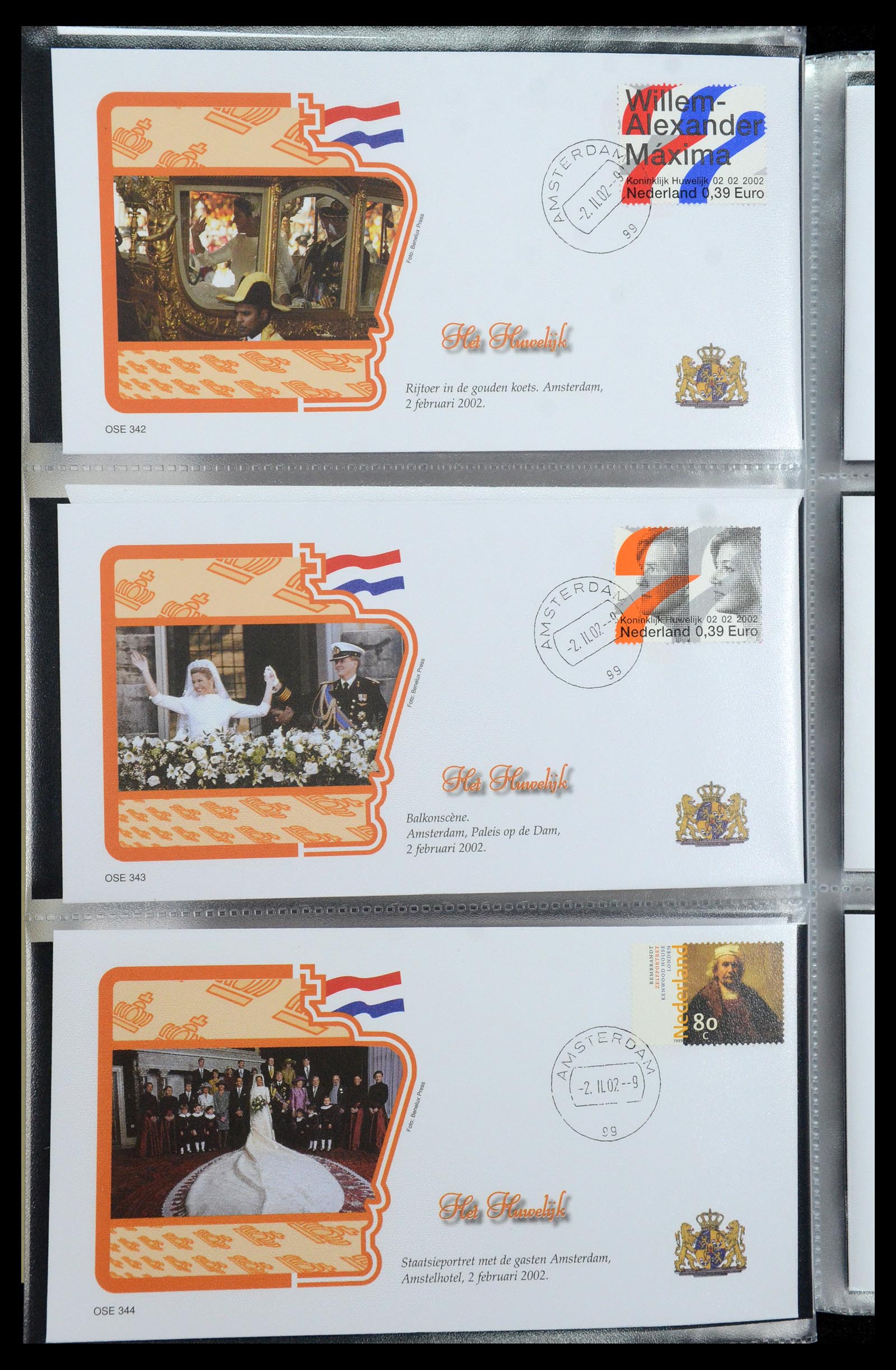 36322 061 - Stamp collection 36322 Netherlands Dutch Royal Family 1981-2013.