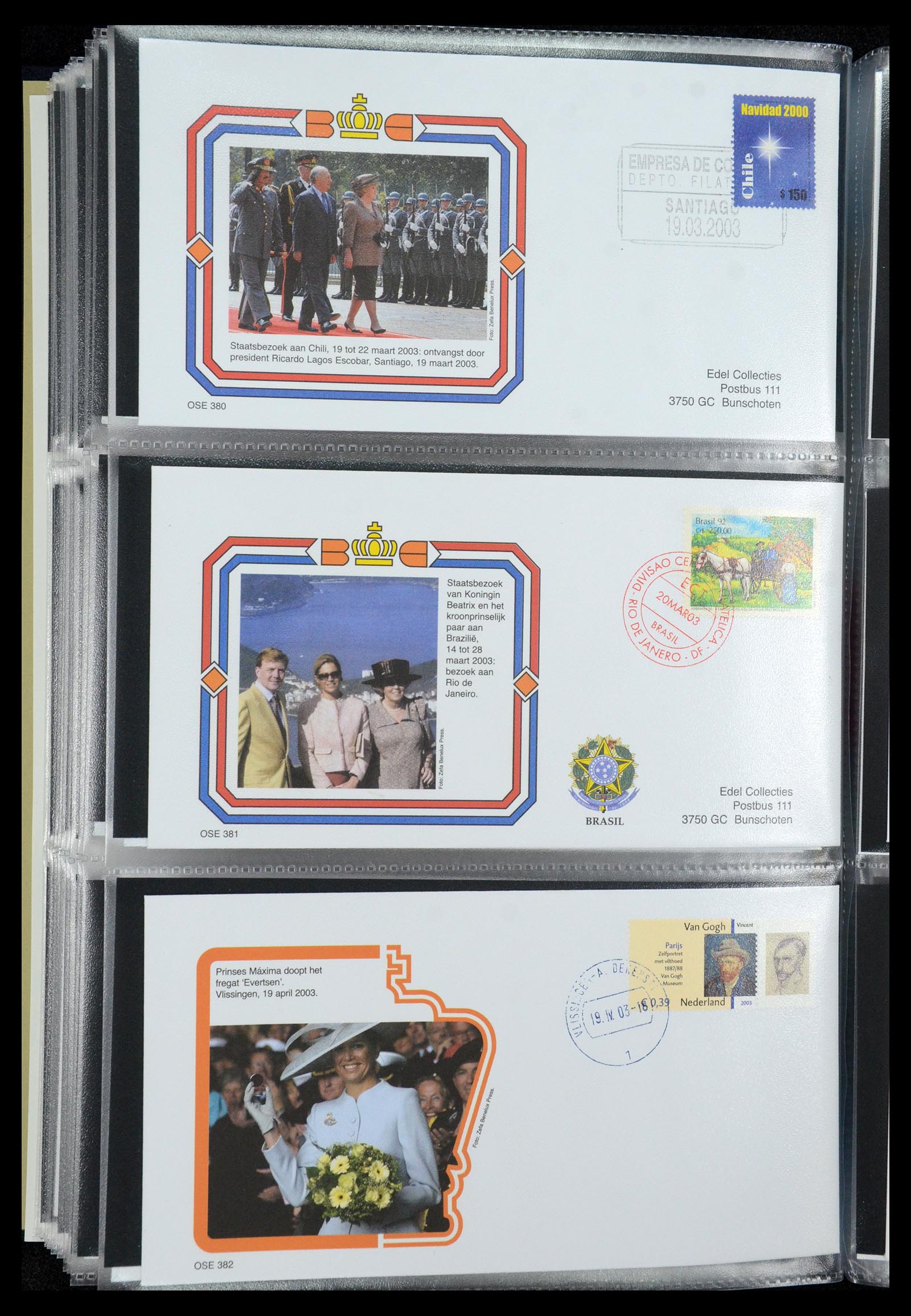 36322 075 - Stamp collection 36322 Netherlands Dutch Royal Family 1981-2013.