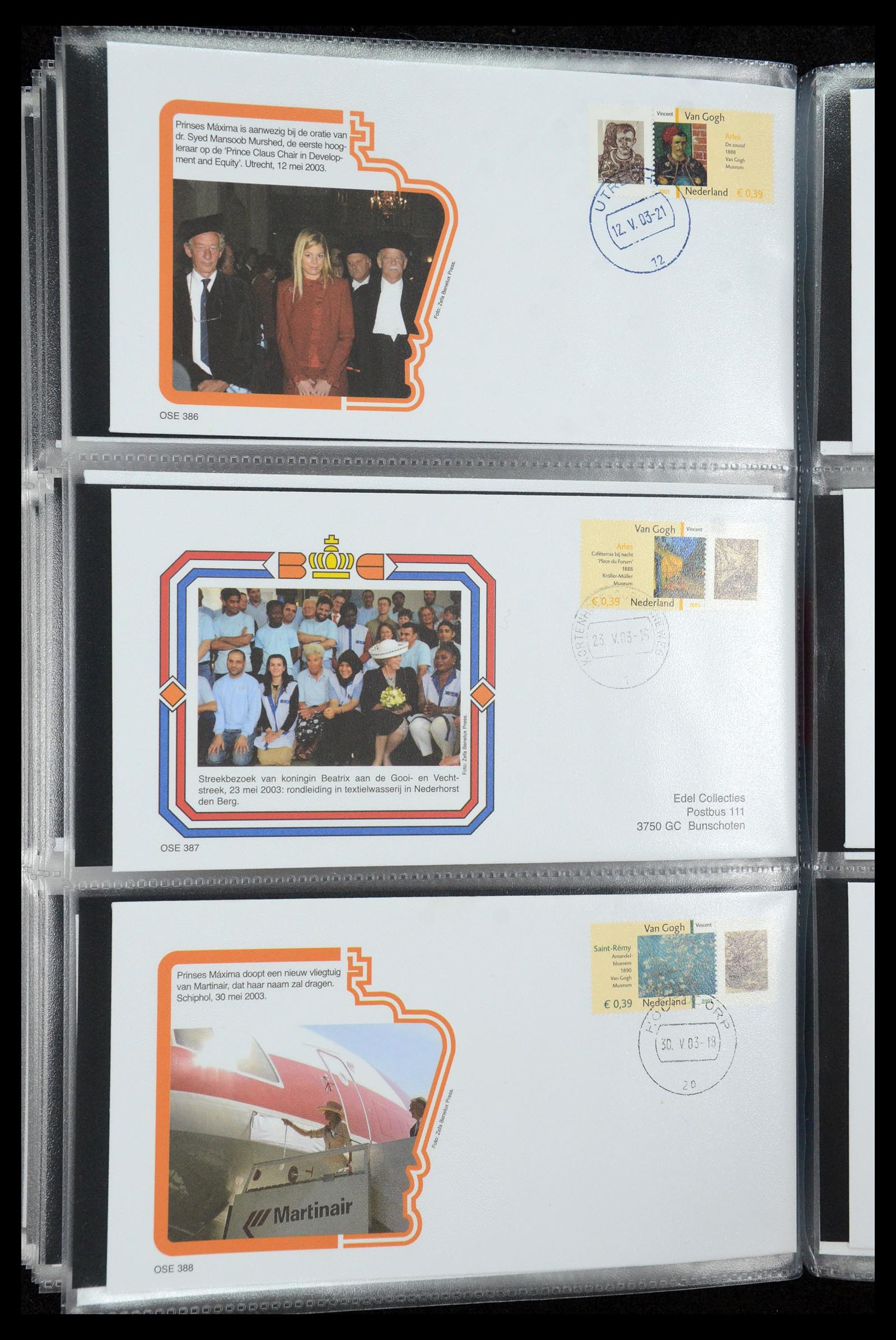 36322 078 - Stamp collection 36322 Netherlands Dutch Royal Family 1981-2013.