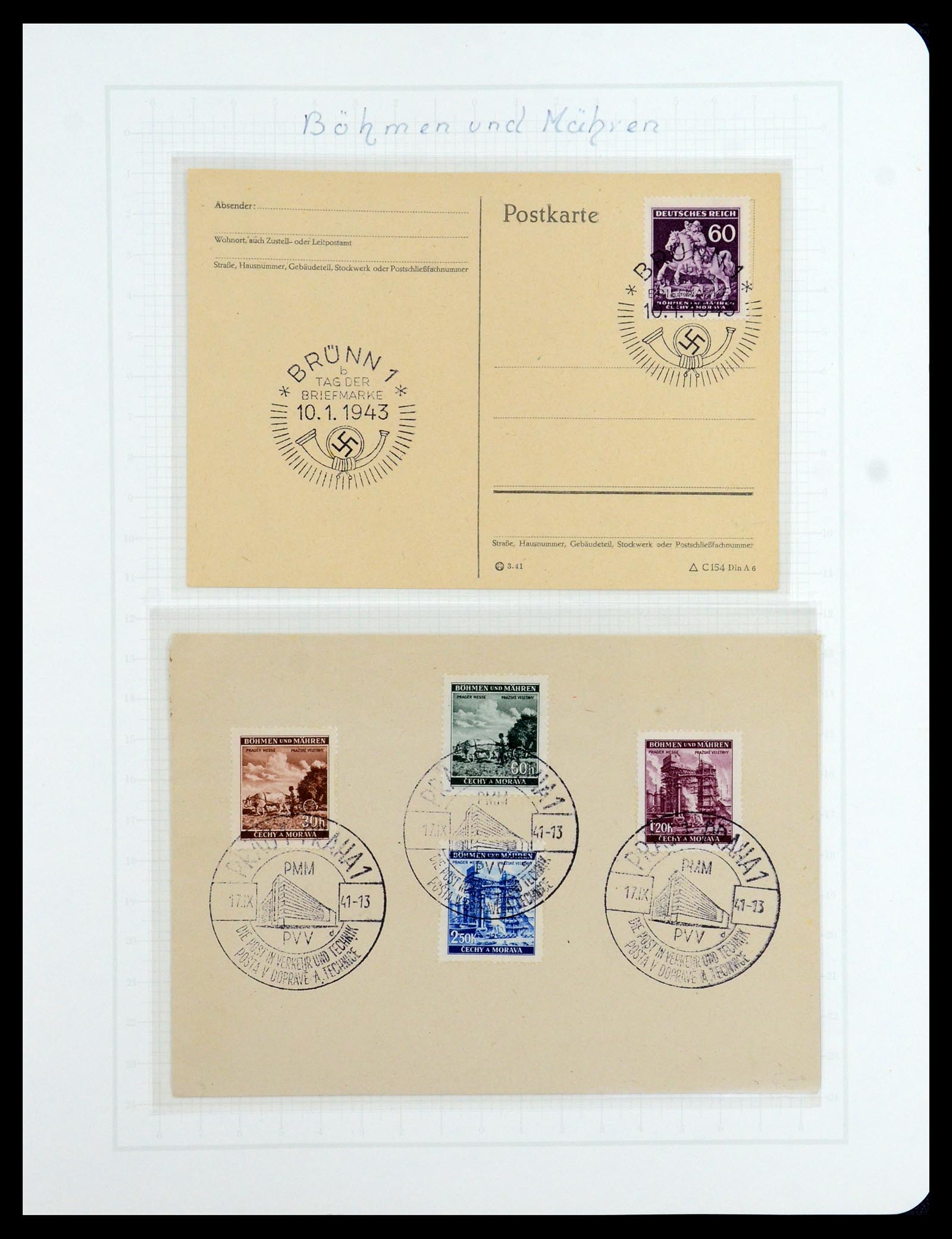 36360 009 - Stamp collection 36360 German occupations 2nd world war 1939-1945.