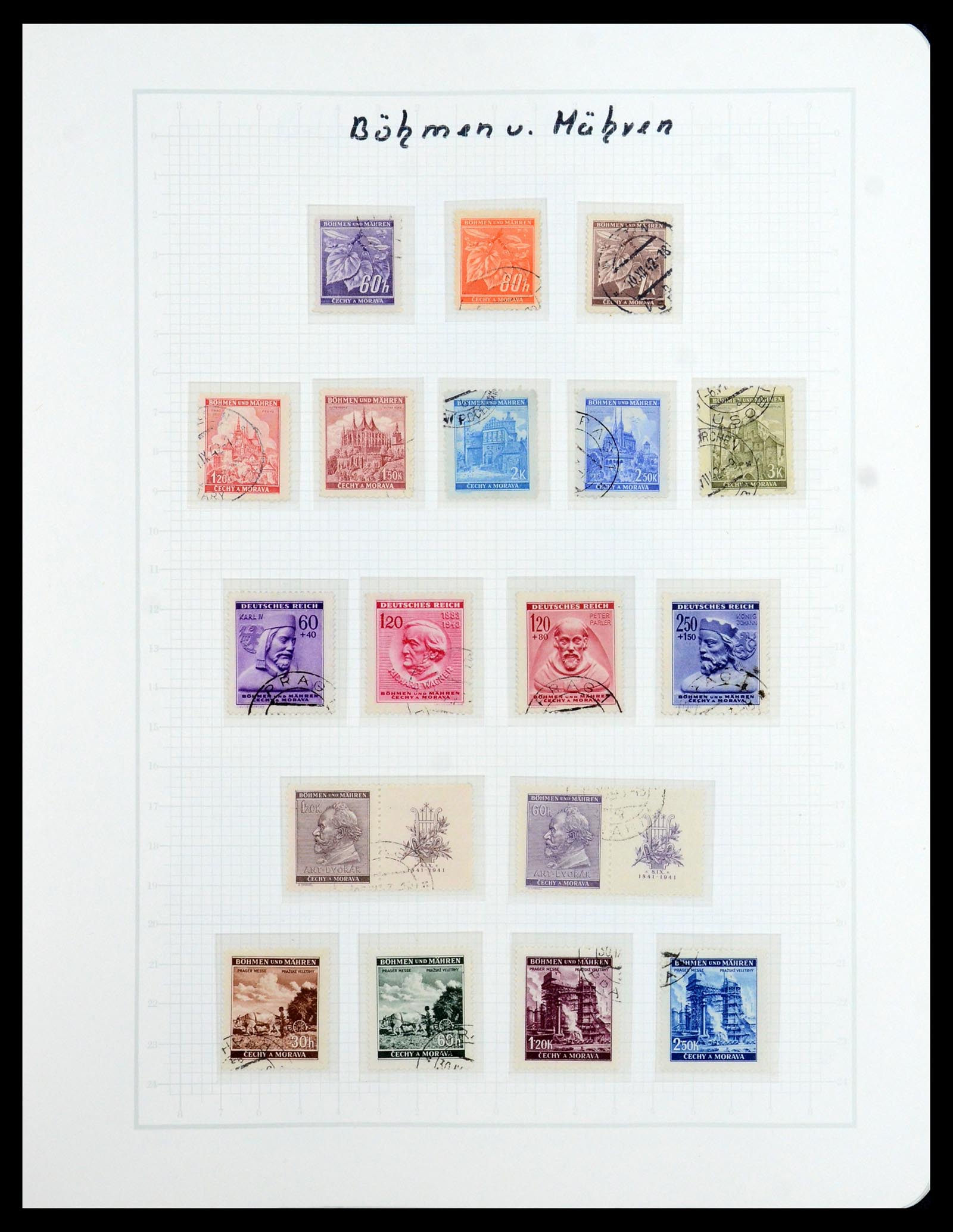 36360 010 - Stamp collection 36360 German occupations 2nd world war 1939-1945.