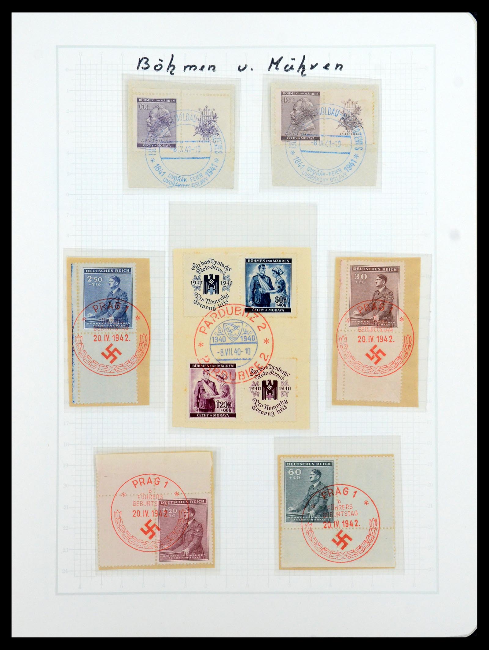 36360 013 - Stamp collection 36360 German occupations 2nd world war 1939-1945.