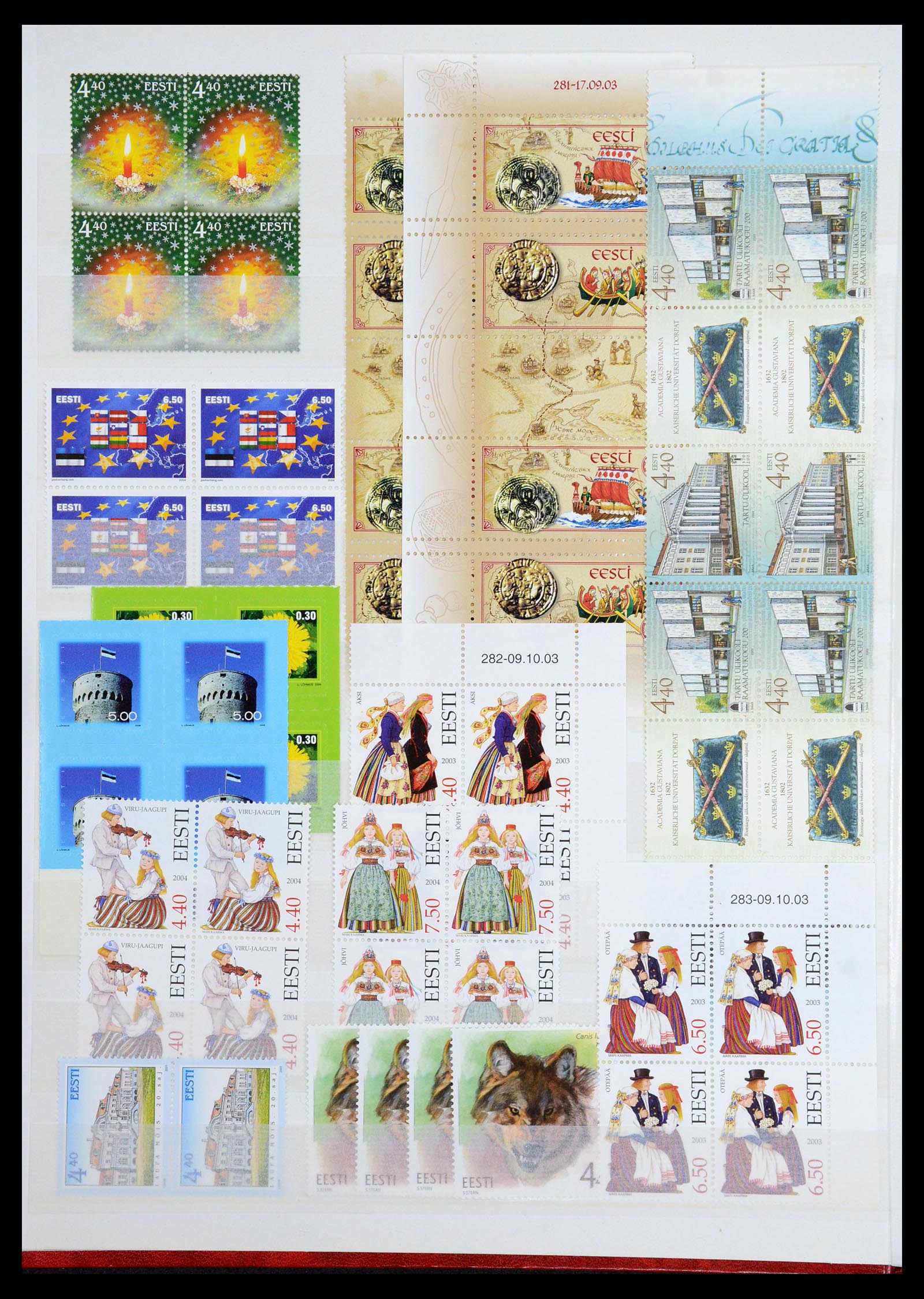 36374 006 - Stamp collection 36374 Estonia 1993-2008.