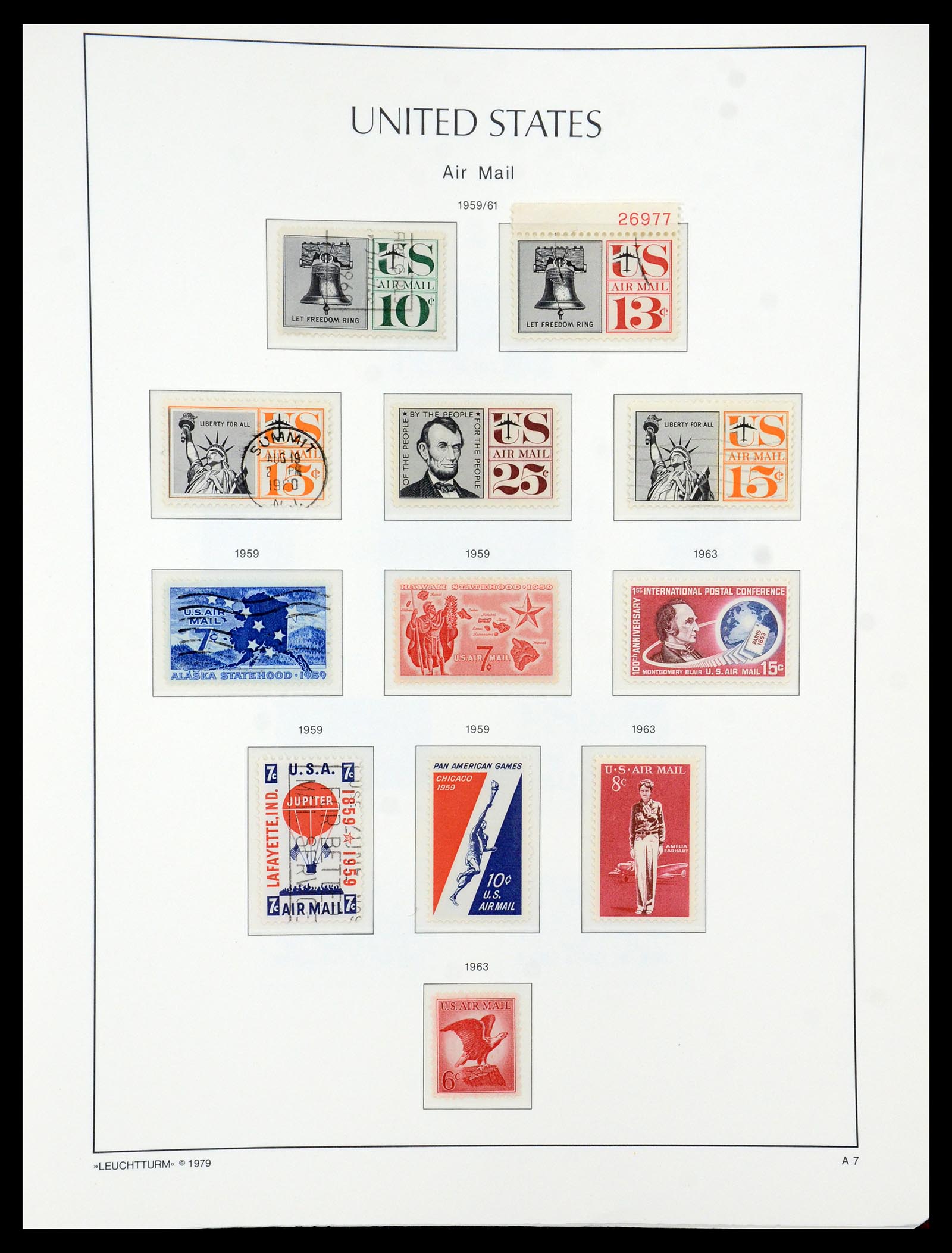 36384 082 - Stamp collection 36384 USA 1851-1976.