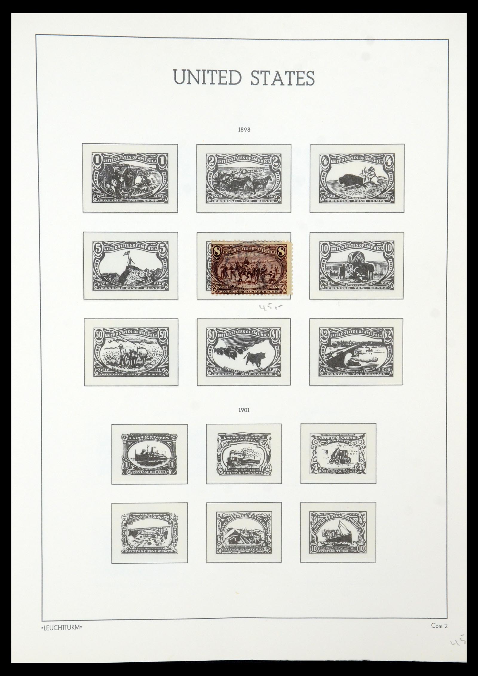 36384 092 - Stamp collection 36384 USA 1851-1976.