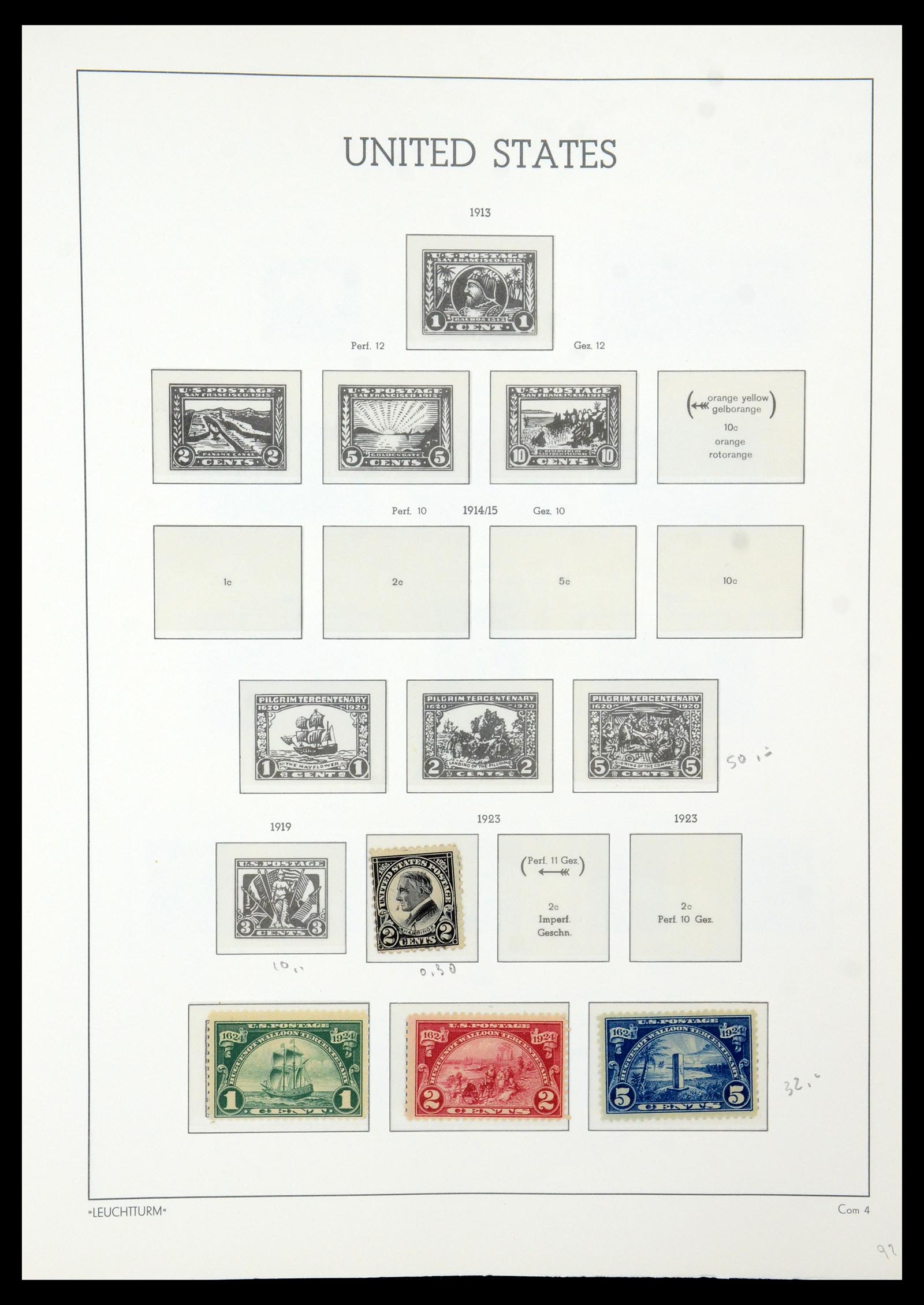 36384 093 - Stamp collection 36384 USA 1851-1976.