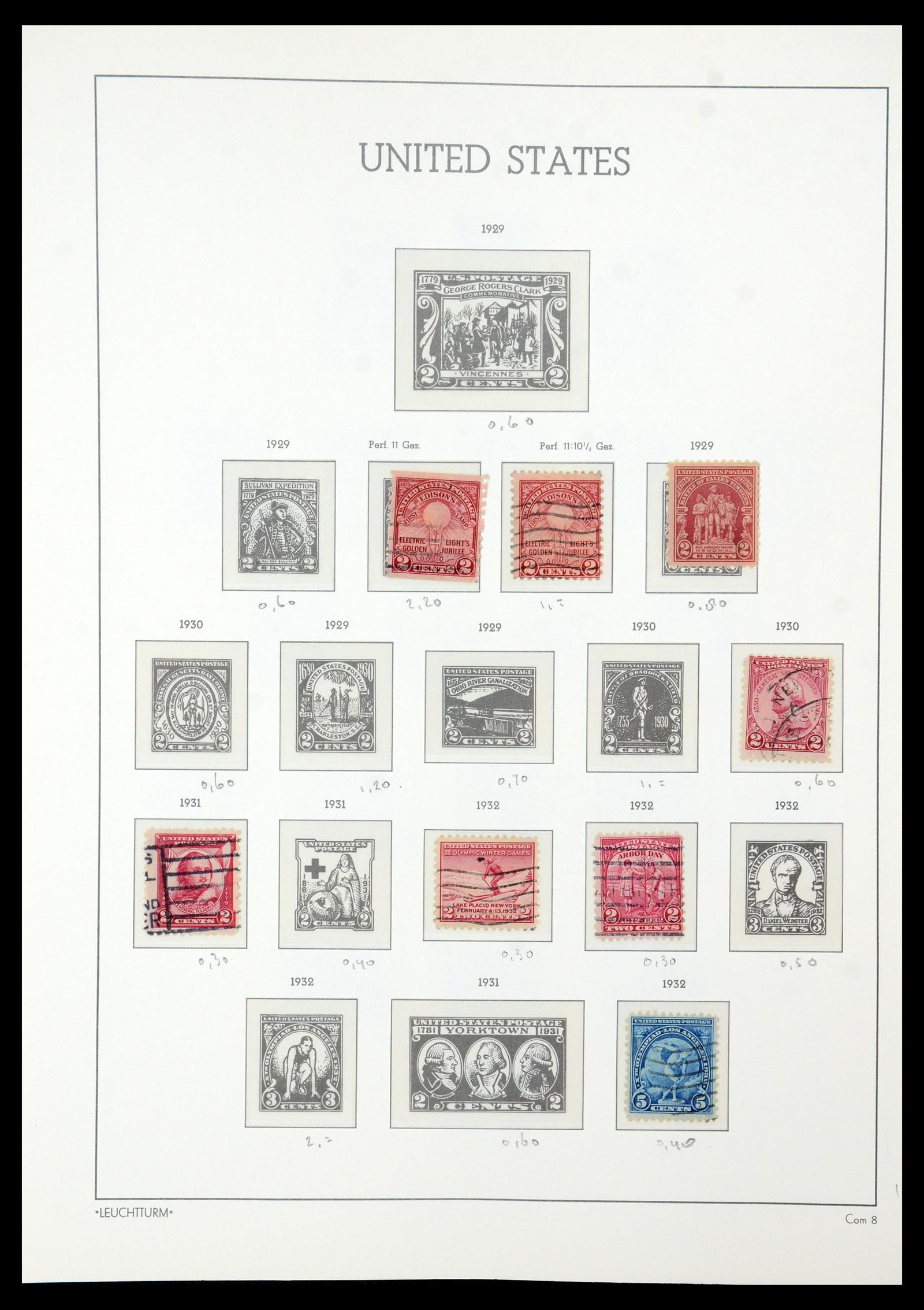 36384 095 - Stamp collection 36384 USA 1851-1976.