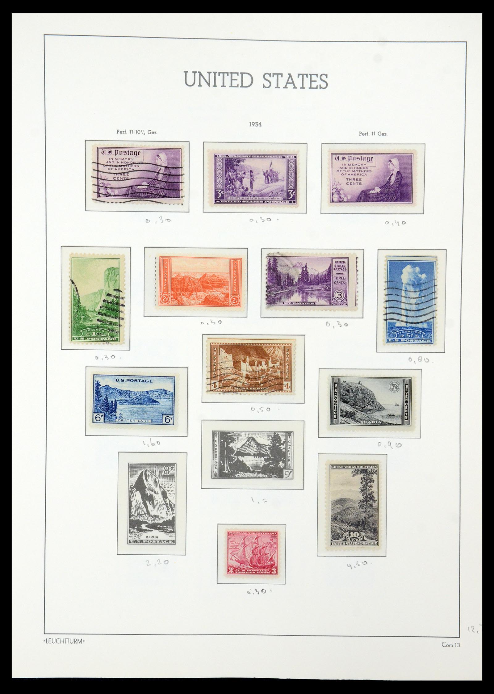 36384 098 - Stamp collection 36384 USA 1851-1976.