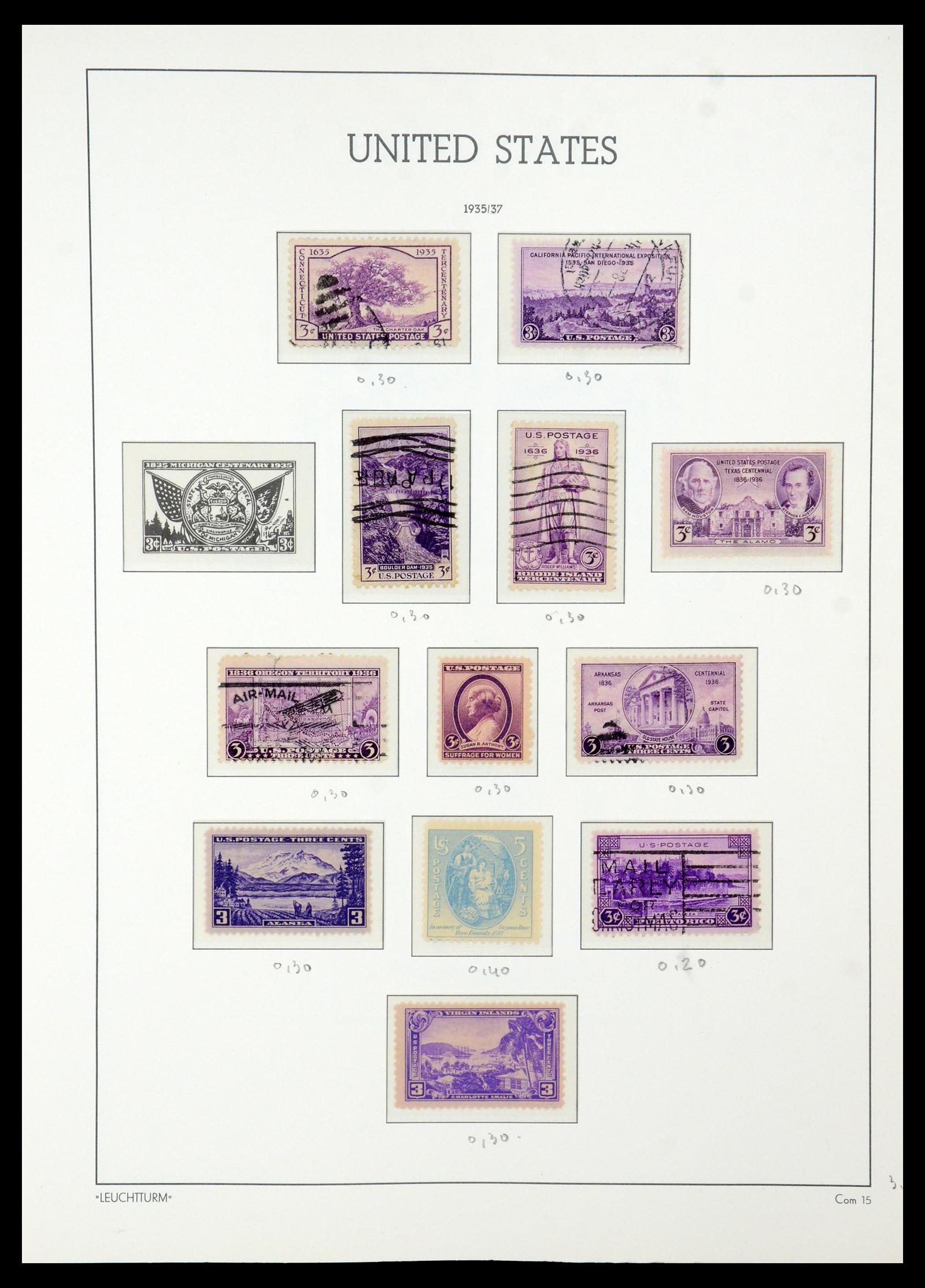 36384 100 - Stamp collection 36384 USA 1851-1976.