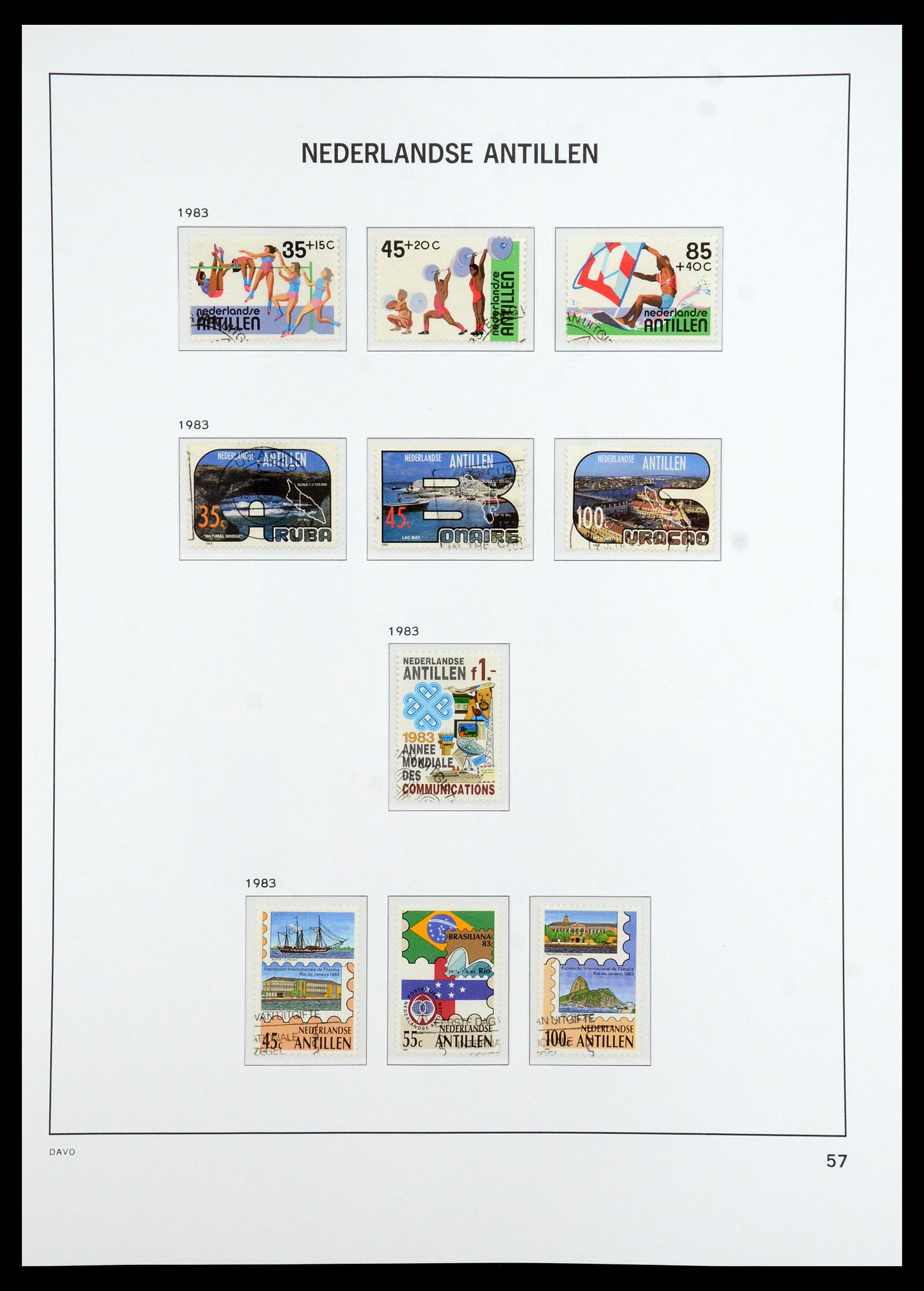 36392 072 - Stamp collection 36392 Curaçao and Netherlands Antilles 1873-1984.