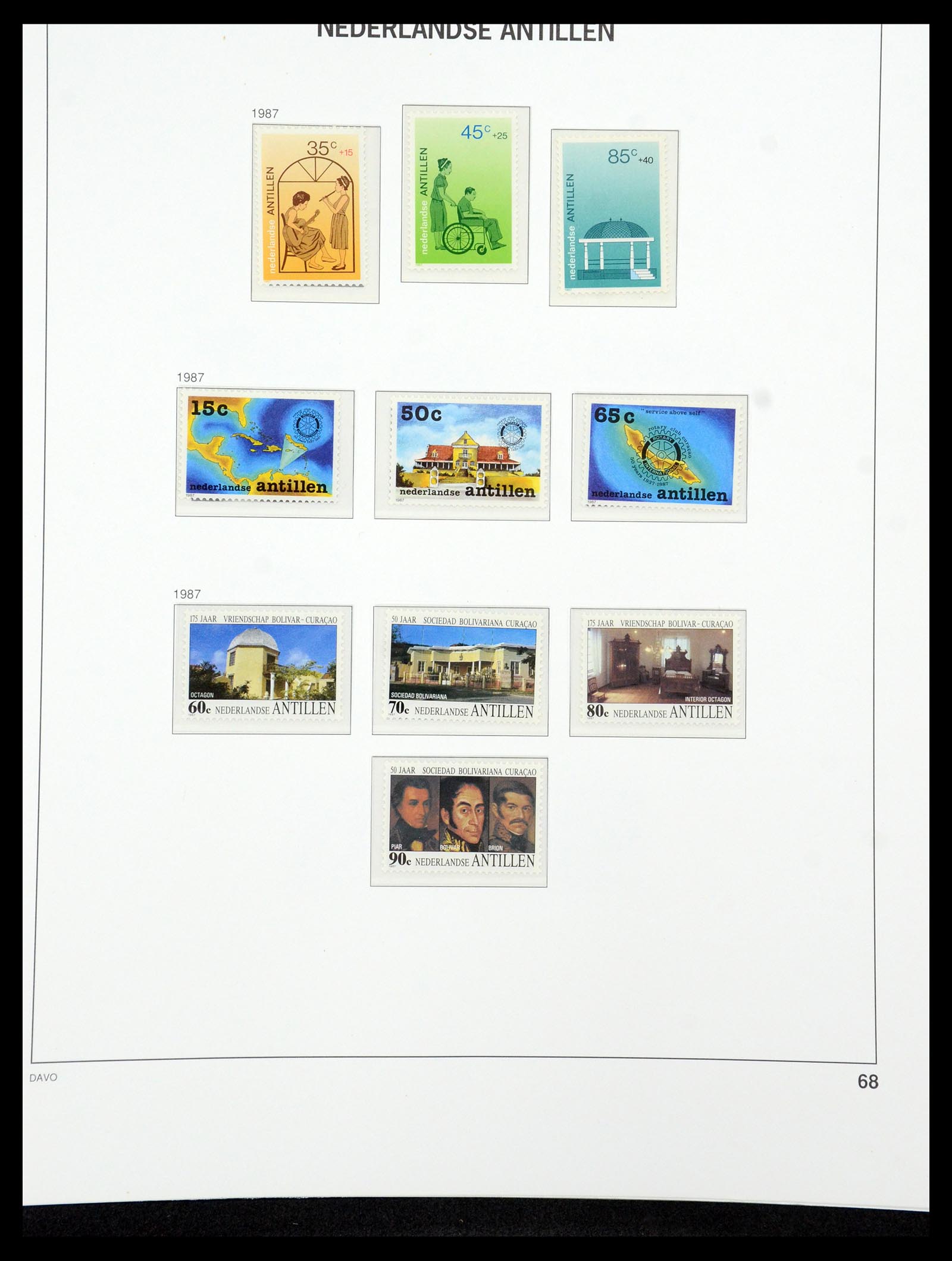 36393 072 - Stamp collection 36393 Netherlands Antilles 1949-2010.