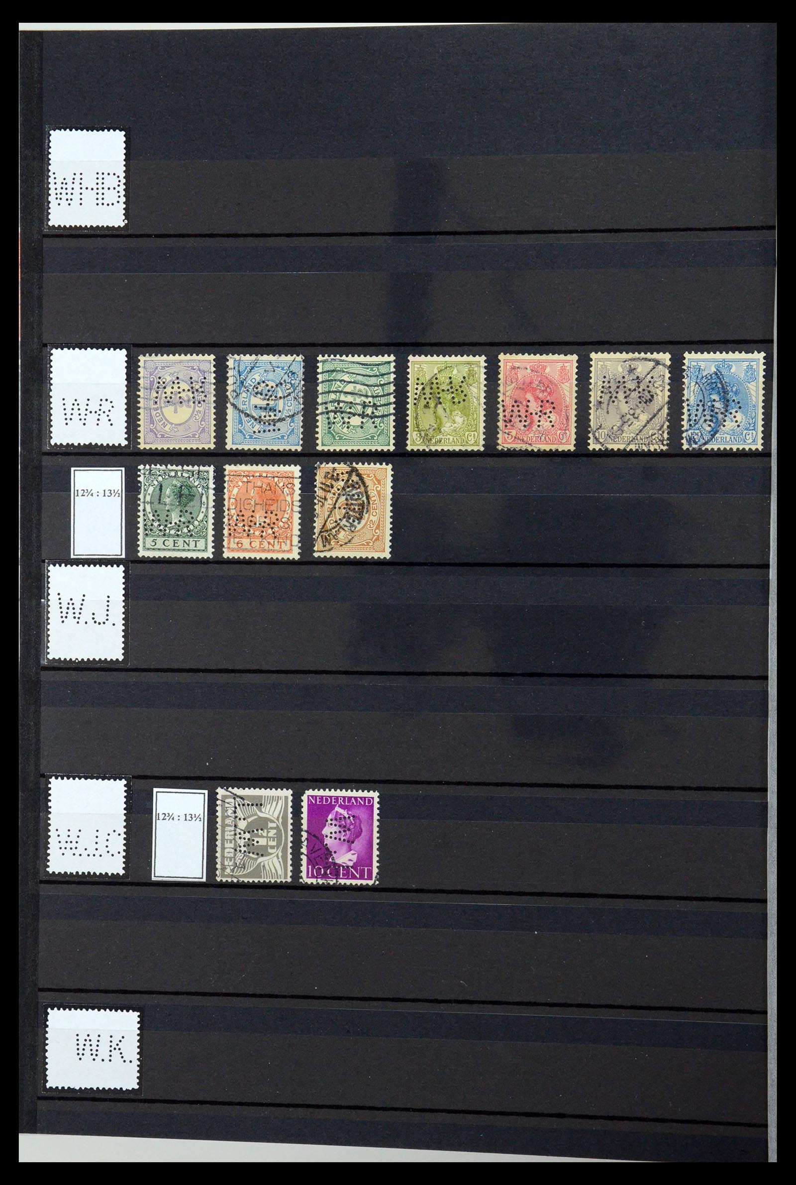 36400 179 - Postzegelverzameling 36400 Nederland perfins 1872-1980.