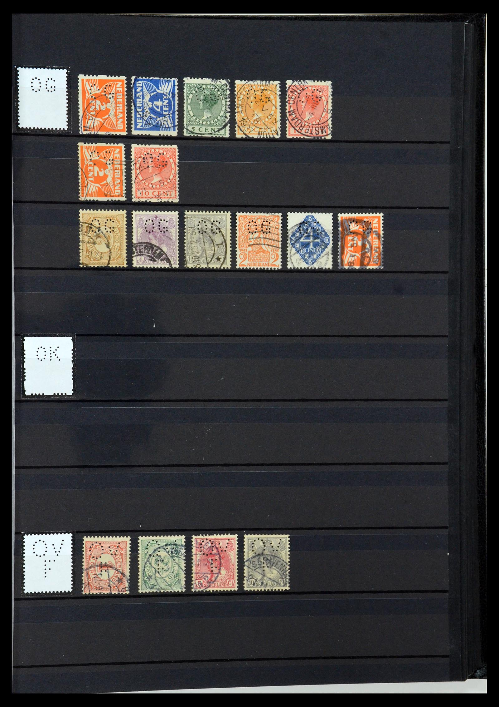 36400 270 - Postzegelverzameling 36400 Nederland perfins 1872-1980.