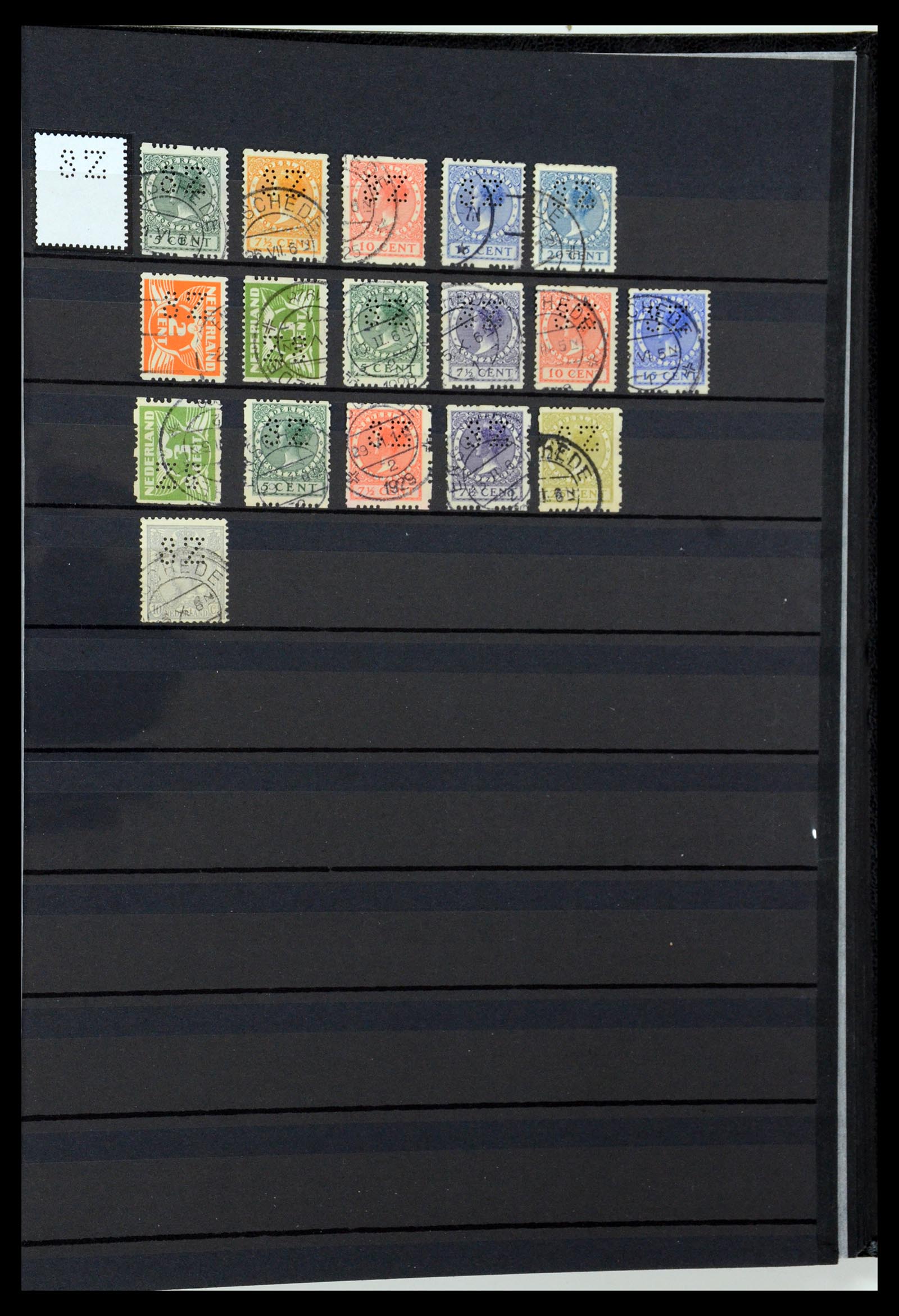 36400 276 - Postzegelverzameling 36400 Nederland perfins 1872-1980.