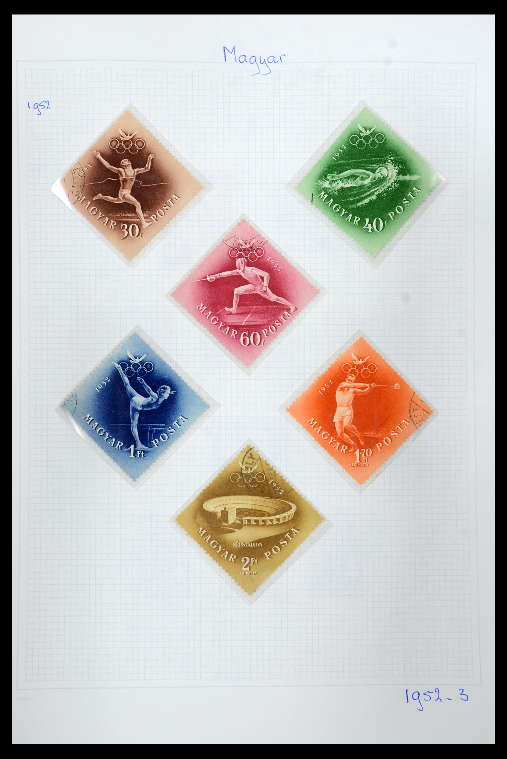 36401 086 - Postzegelverzameling 36401 Hongarije 1871-2005.