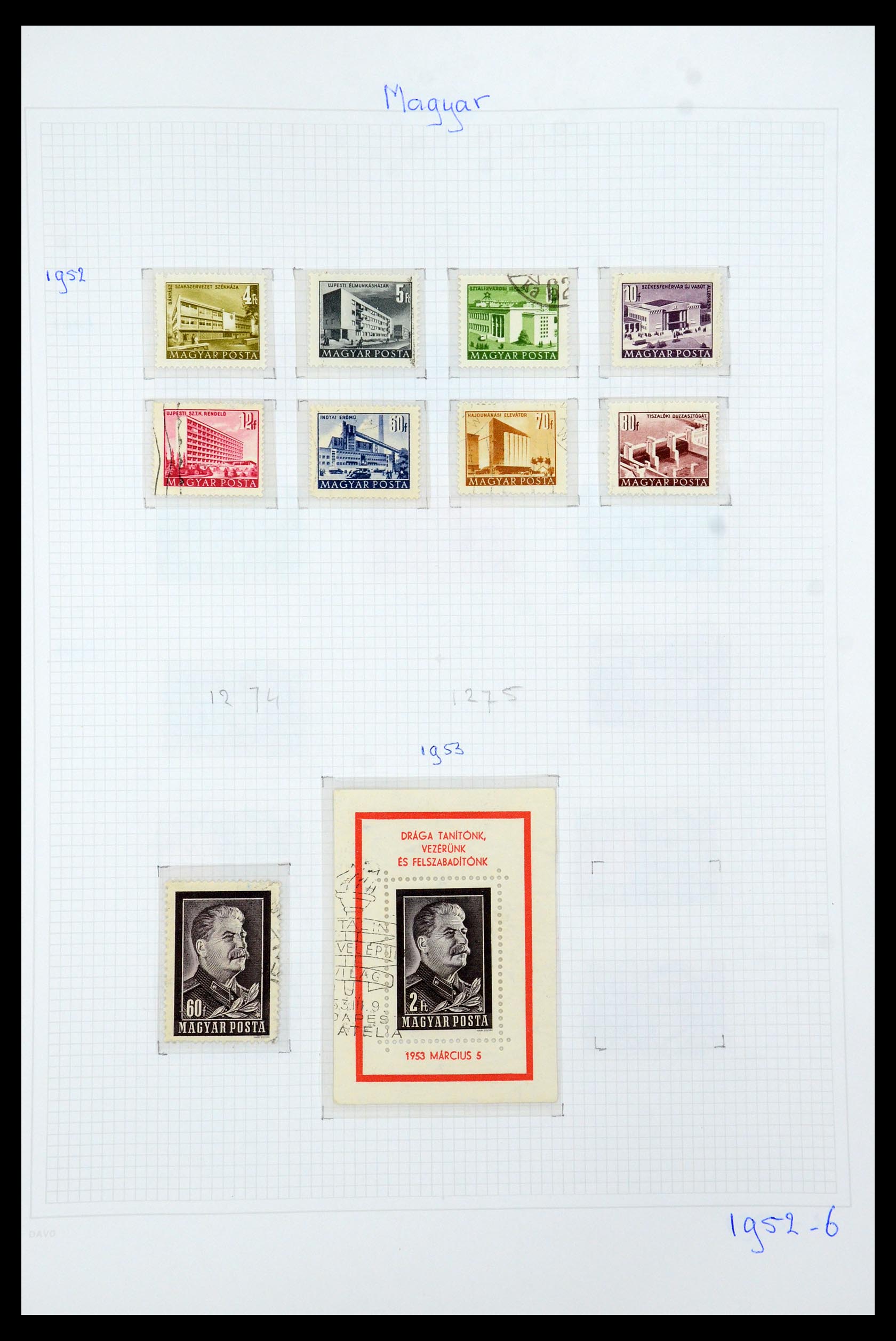 36401 089 - Postzegelverzameling 36401 Hongarije 1871-2005.