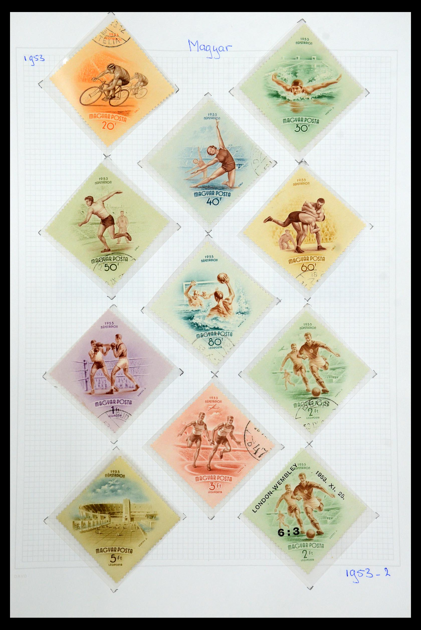 36401 091 - Postzegelverzameling 36401 Hongarije 1871-2005.