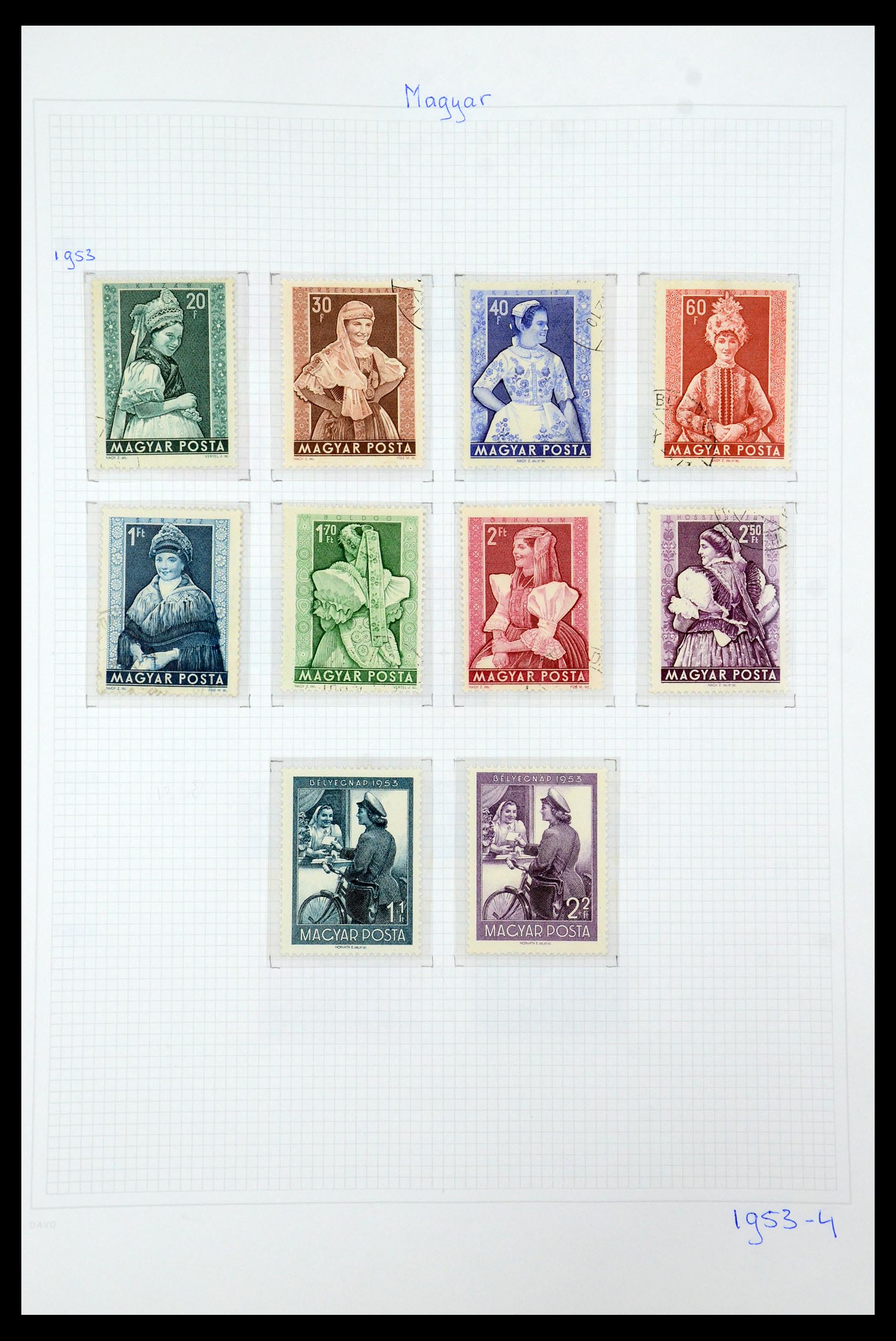 36401 093 - Postzegelverzameling 36401 Hongarije 1871-2005.