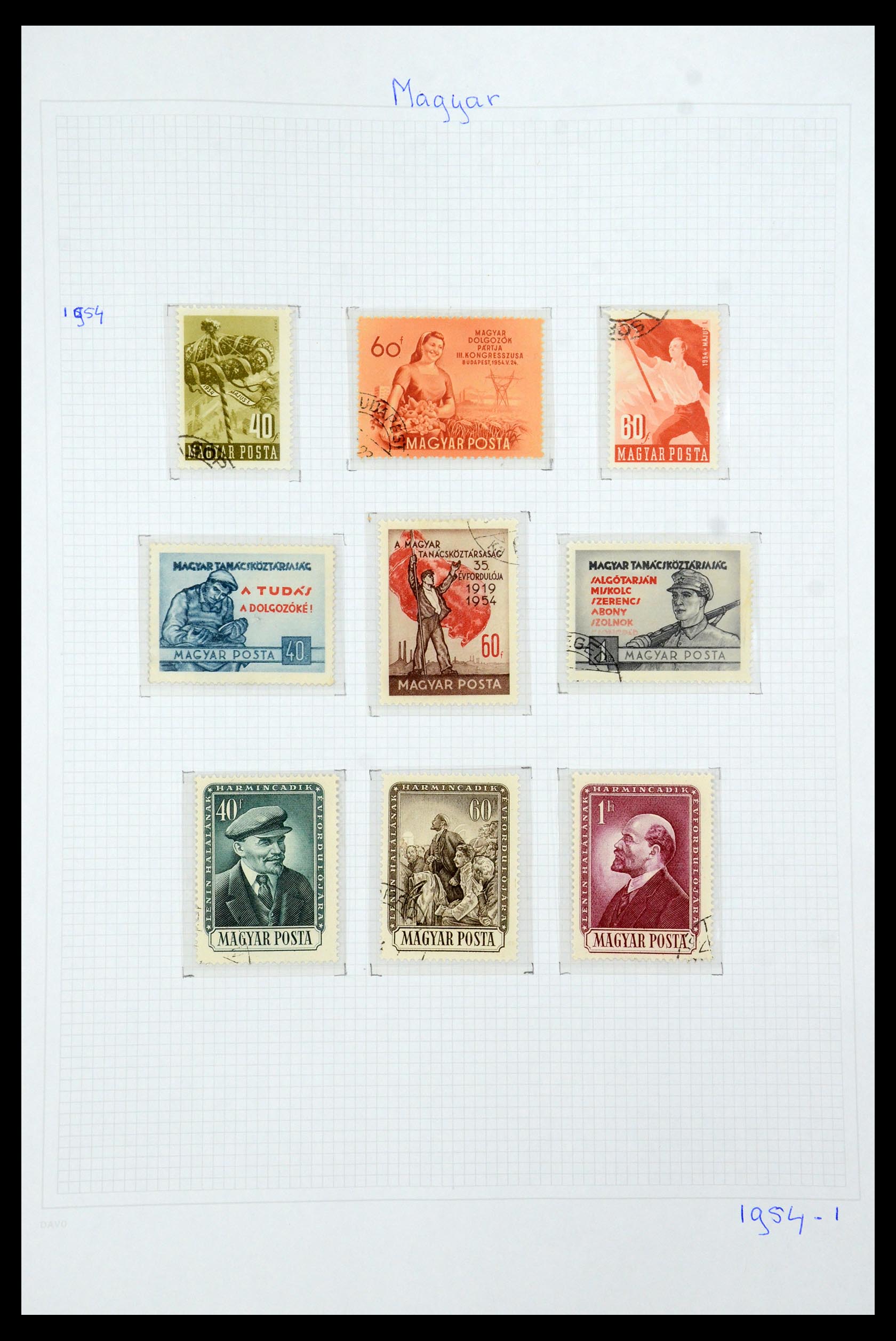 36401 096 - Postzegelverzameling 36401 Hongarije 1871-2005.