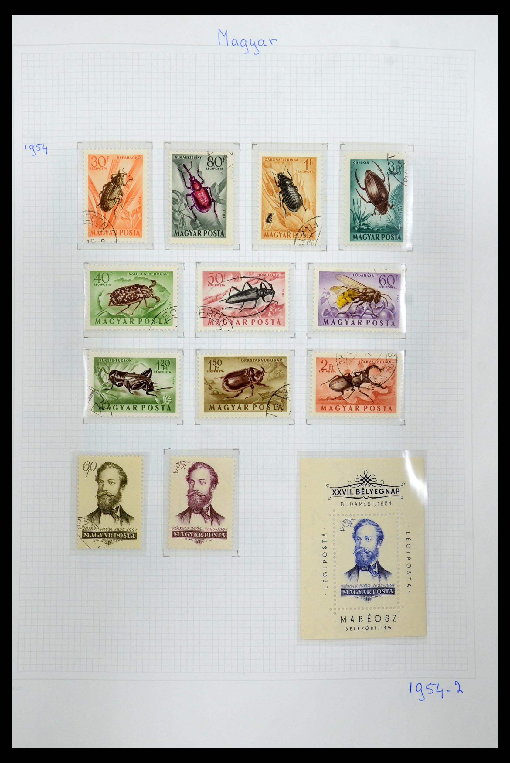 36401 097 - Postzegelverzameling 36401 Hongarije 1871-2005.
