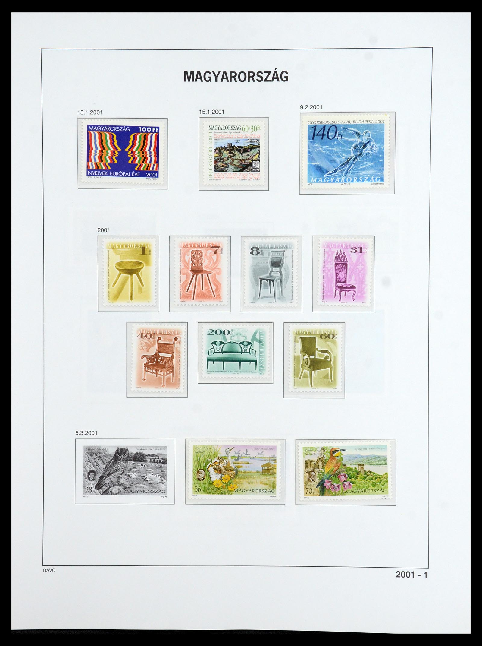36401 547 - Postzegelverzameling 36401 Hongarije 1871-2005.