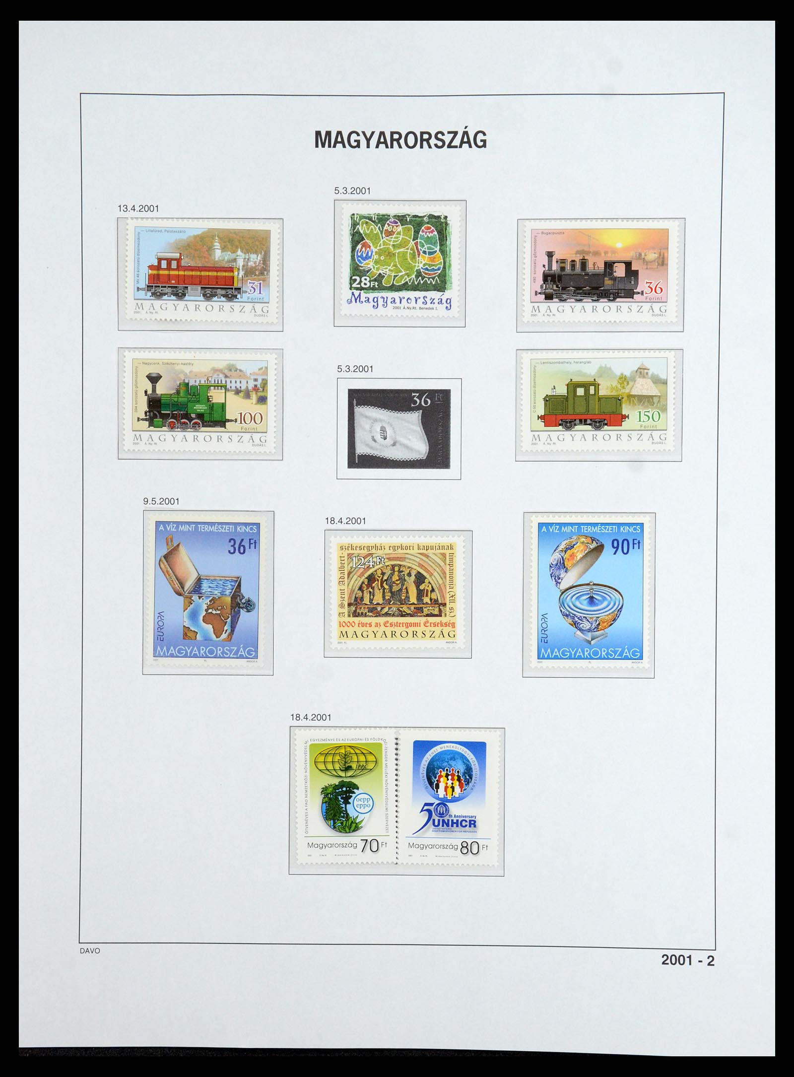 36401 548 - Postzegelverzameling 36401 Hongarije 1871-2005.