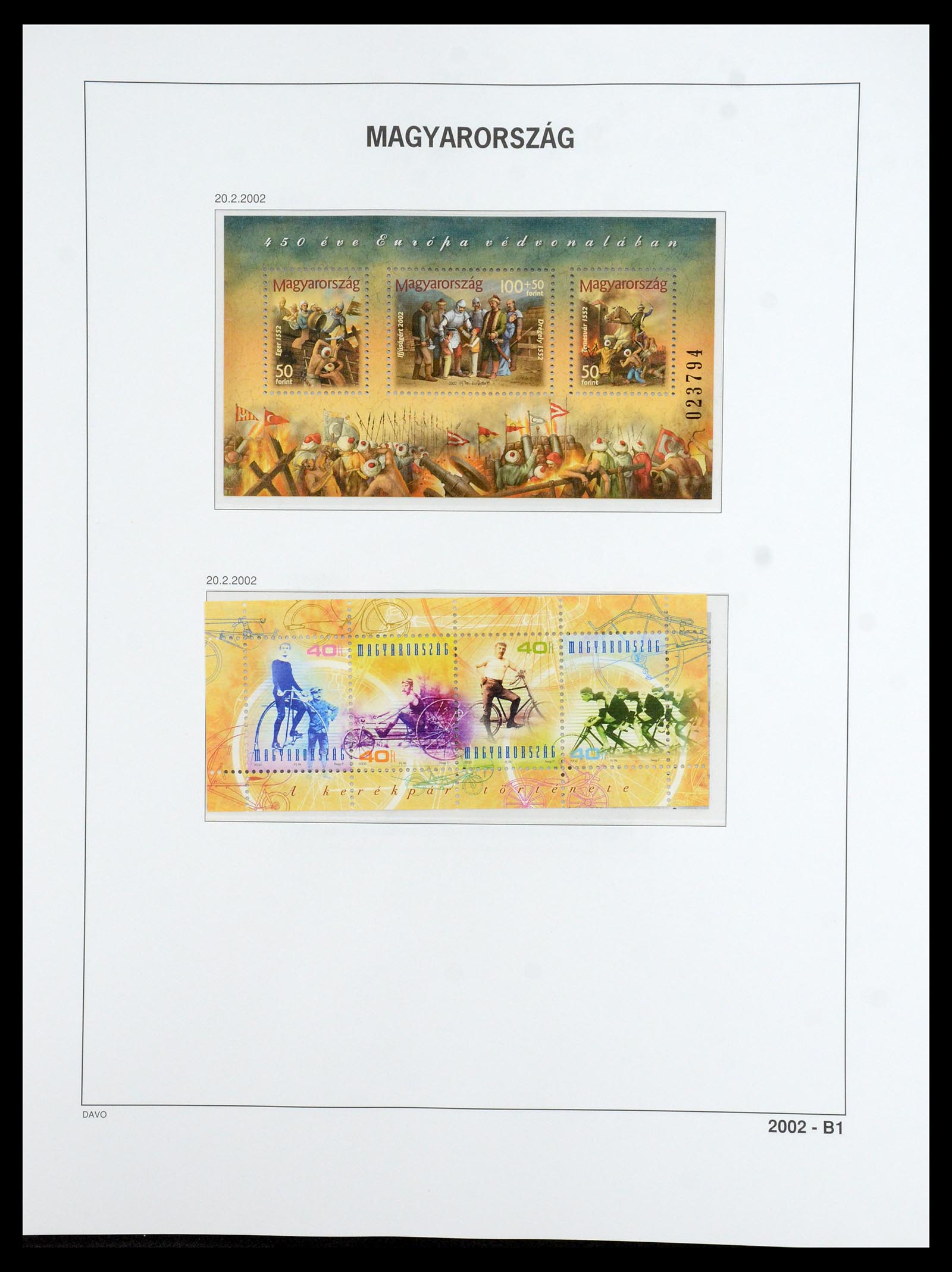 36401 554 - Postzegelverzameling 36401 Hongarije 1871-2005.