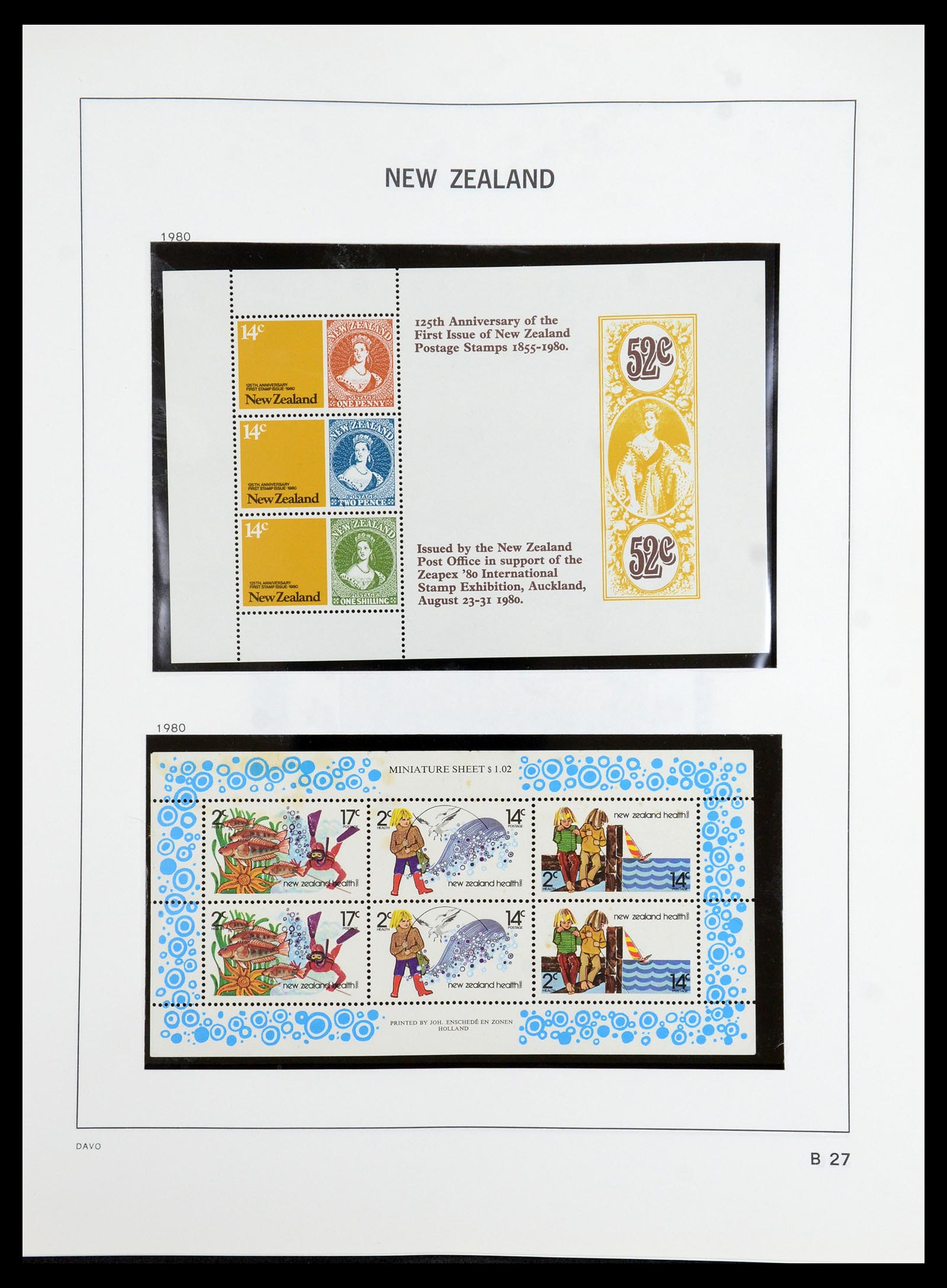 36404 077 - Postzegelverzameling 36404 Nieuw Zeeland 1873-2000.
