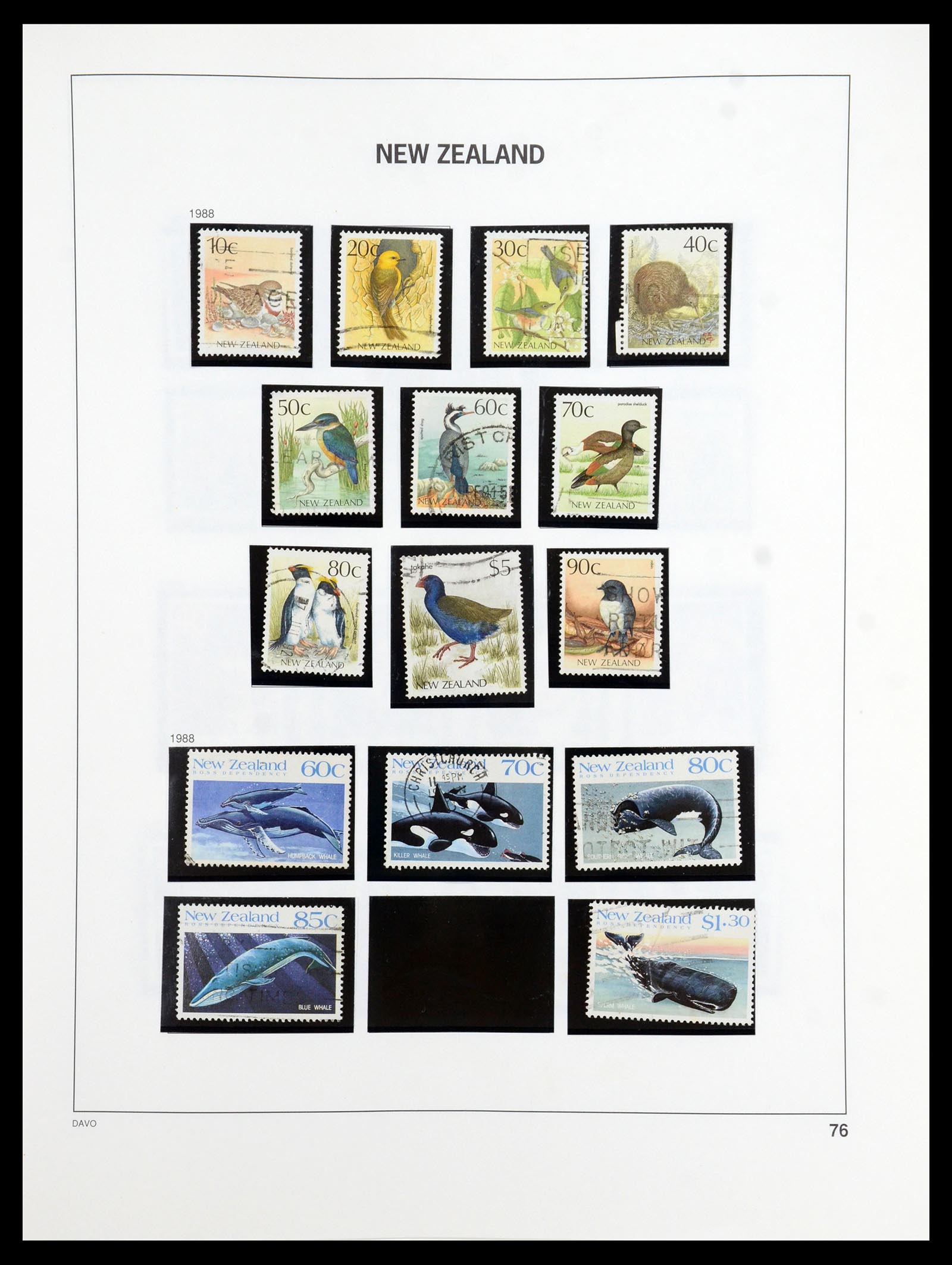 36404 101 - Postzegelverzameling 36404 Nieuw Zeeland 1873-2000.