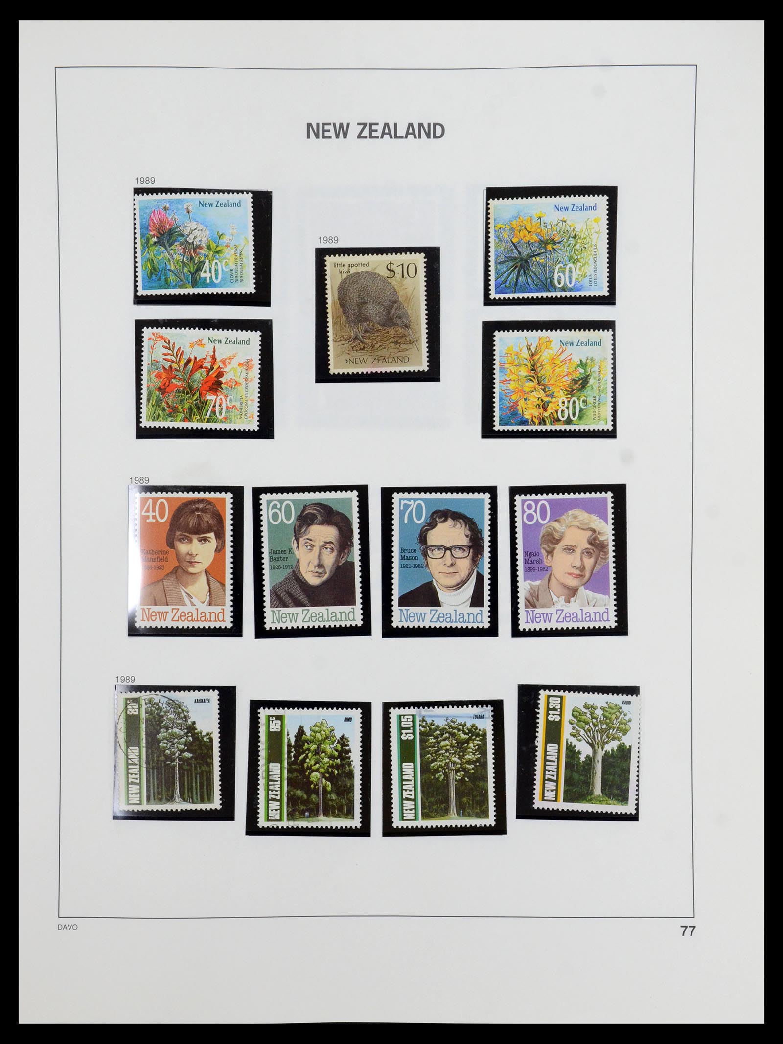 36404 102 - Postzegelverzameling 36404 Nieuw Zeeland 1873-2000.