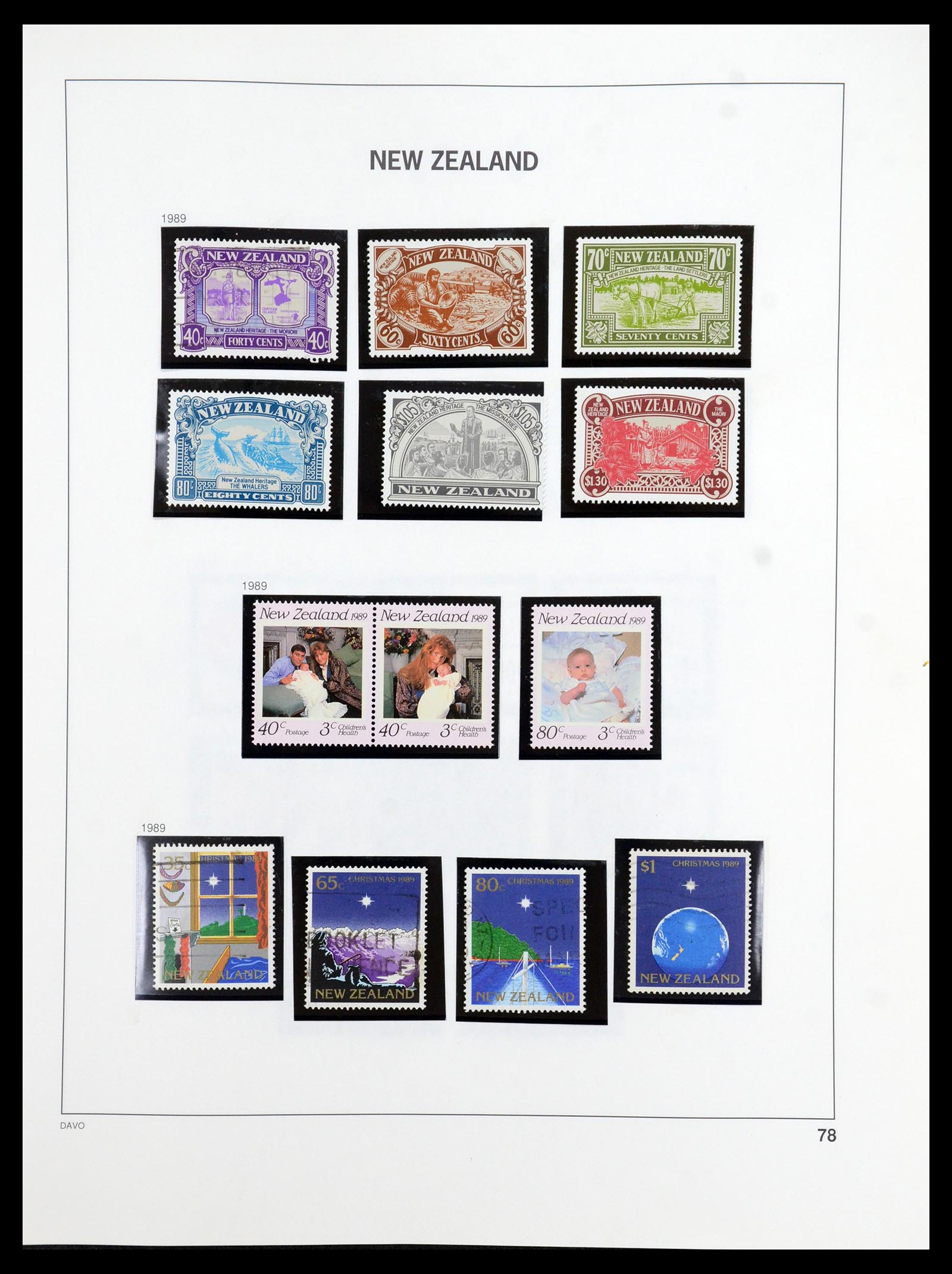 36404 103 - Postzegelverzameling 36404 Nieuw Zeeland 1873-2000.