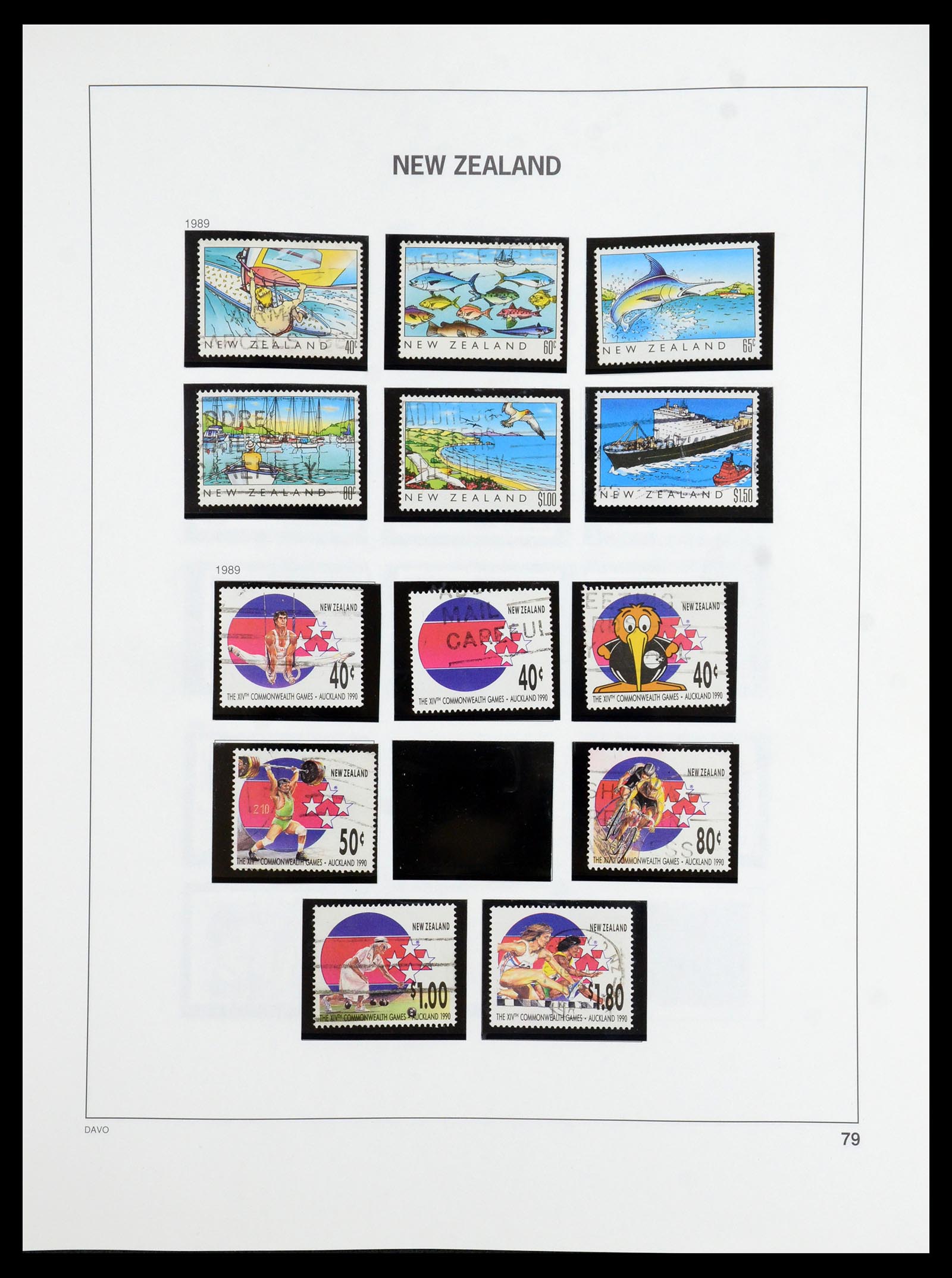 36404 104 - Postzegelverzameling 36404 Nieuw Zeeland 1873-2000.