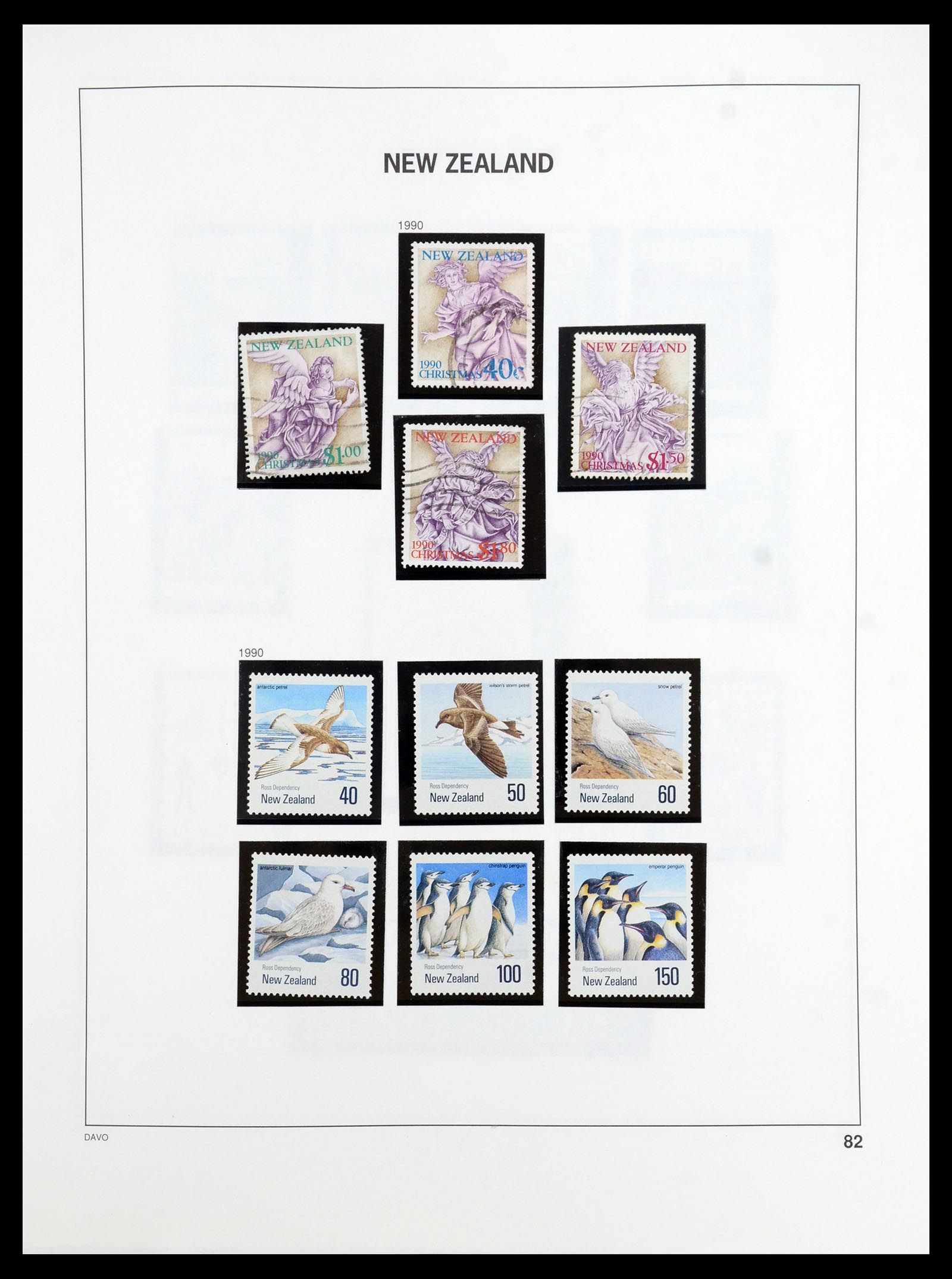 36404 107 - Postzegelverzameling 36404 Nieuw Zeeland 1873-2000.