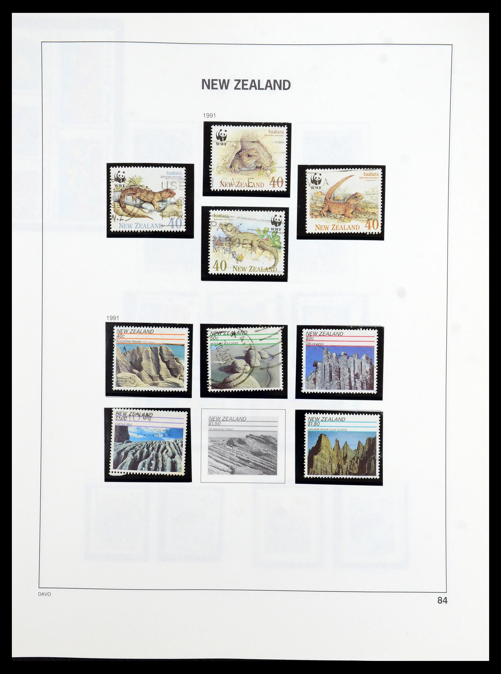 36404 109 - Postzegelverzameling 36404 Nieuw Zeeland 1873-2000.