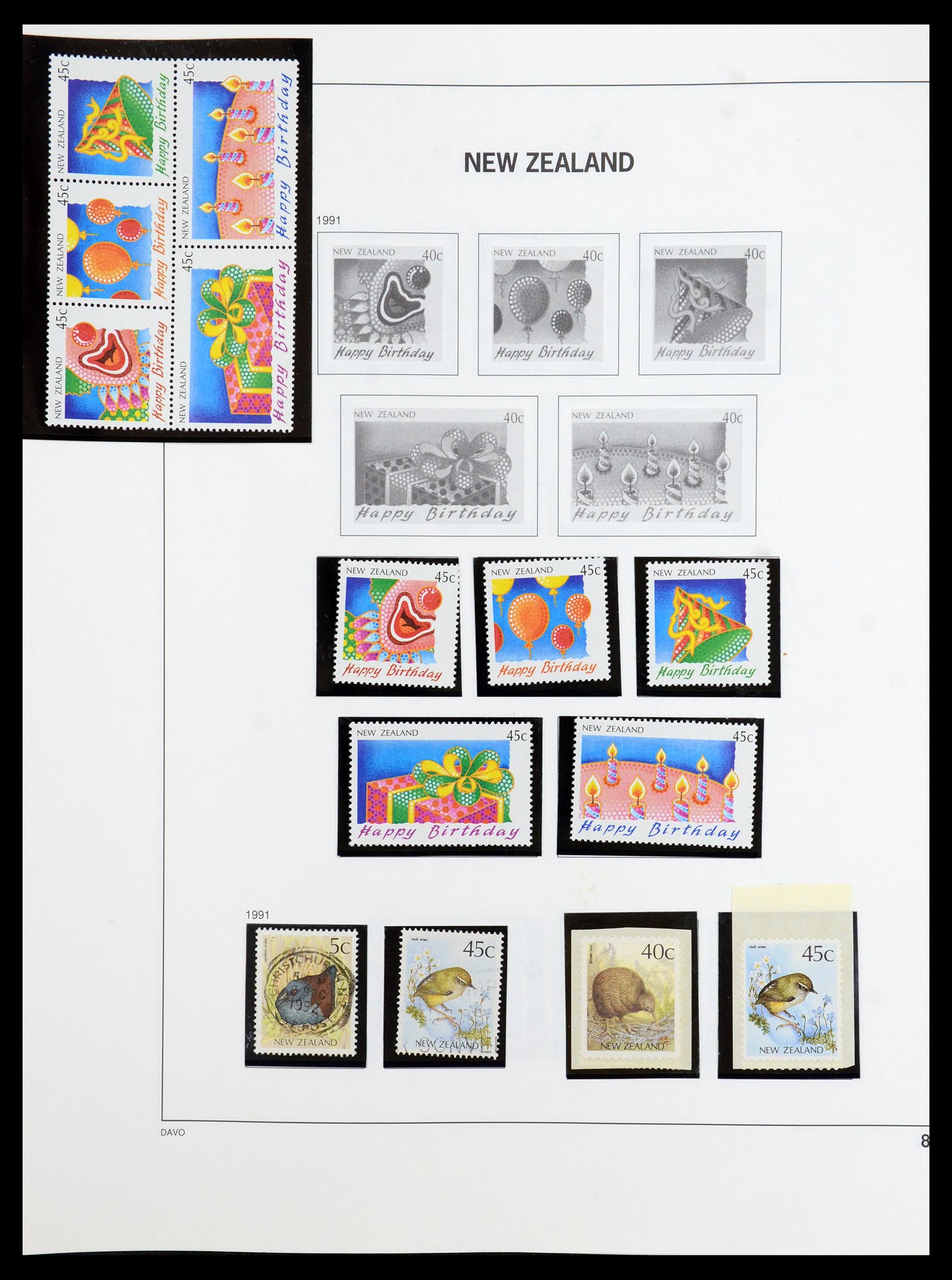 36404 110 - Postzegelverzameling 36404 Nieuw Zeeland 1873-2000.