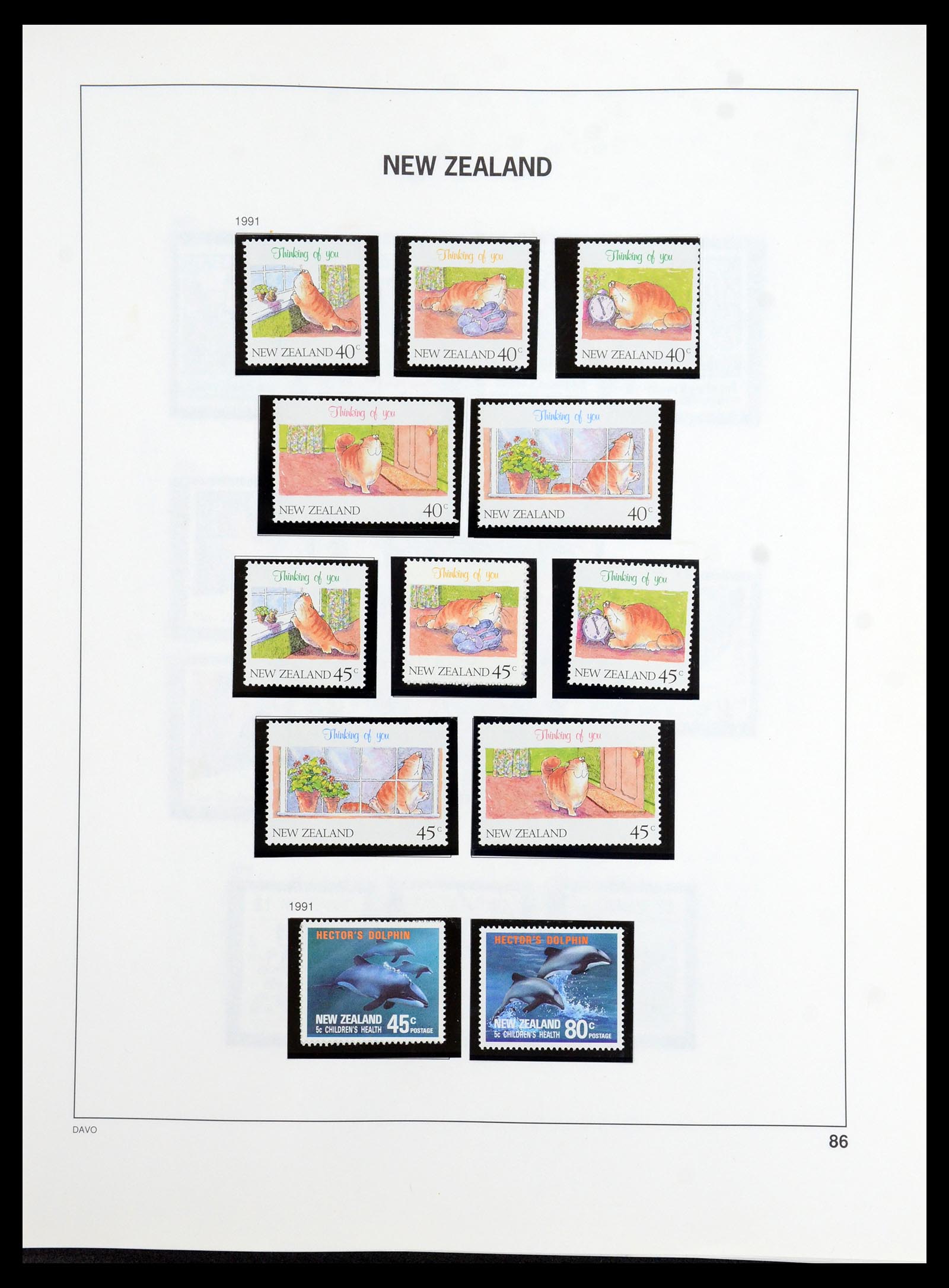 36404 111 - Postzegelverzameling 36404 Nieuw Zeeland 1873-2000.