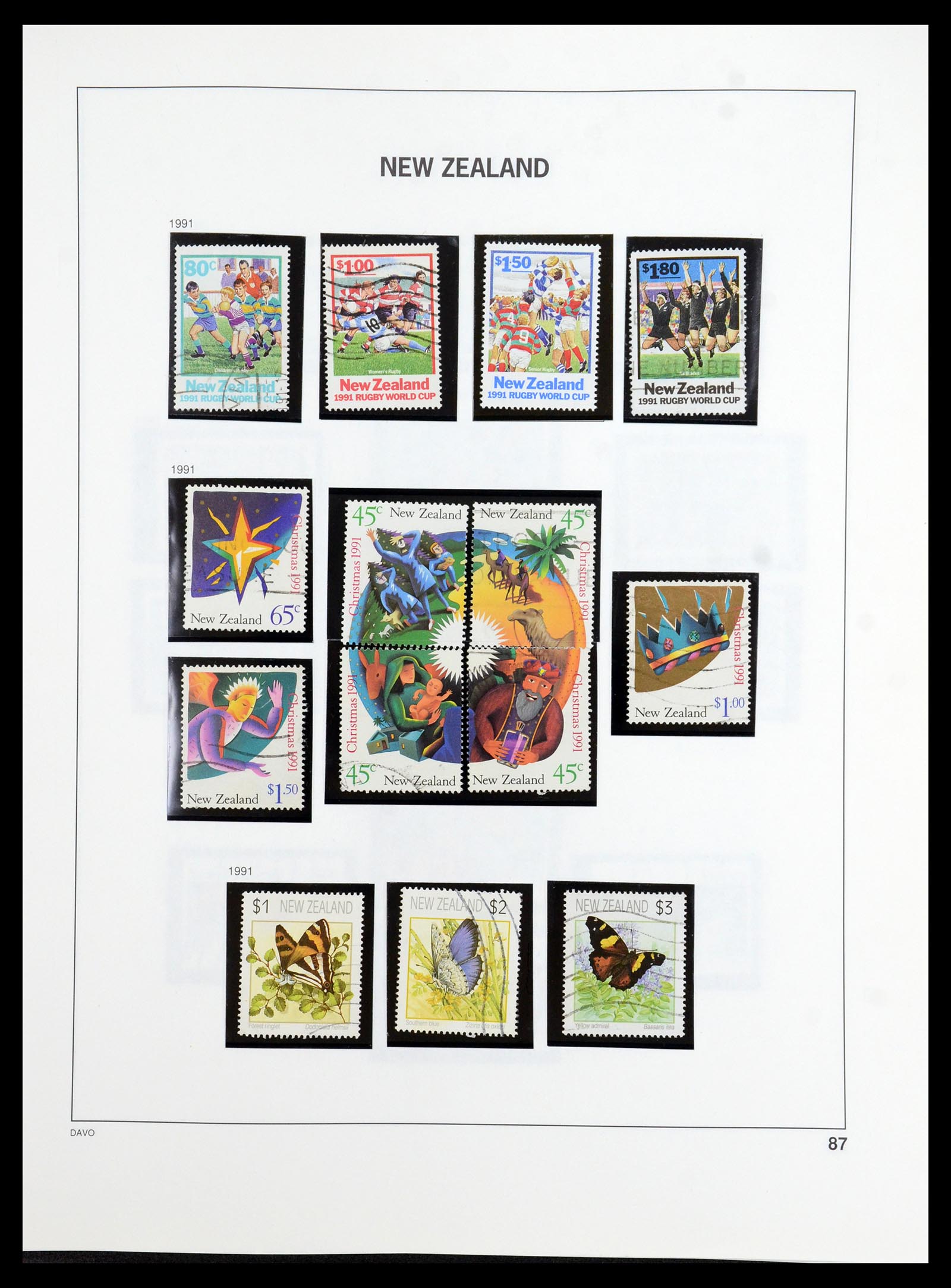 36404 112 - Postzegelverzameling 36404 Nieuw Zeeland 1873-2000.