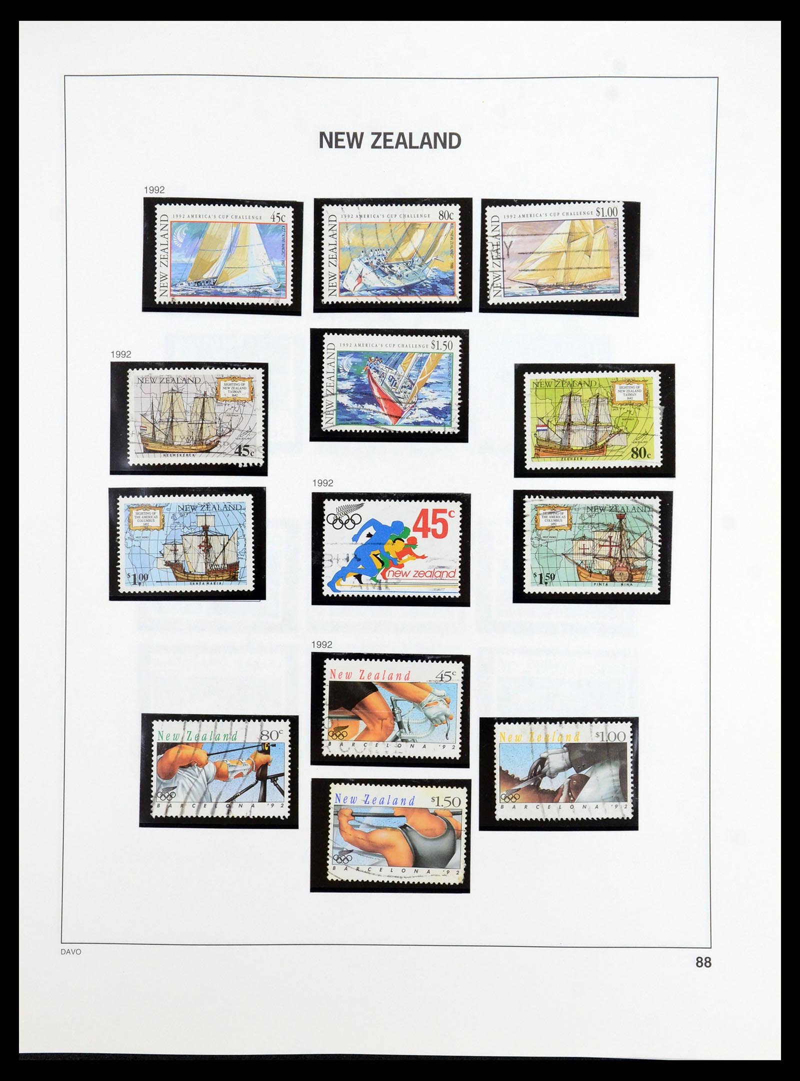 36404 113 - Postzegelverzameling 36404 Nieuw Zeeland 1873-2000.