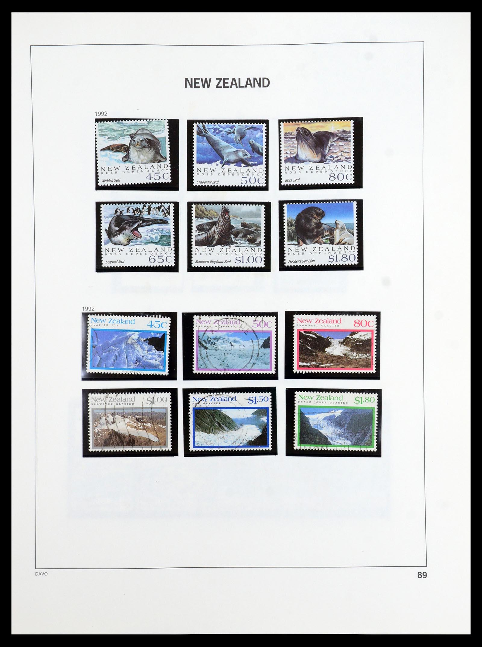 36404 114 - Postzegelverzameling 36404 Nieuw Zeeland 1873-2000.
