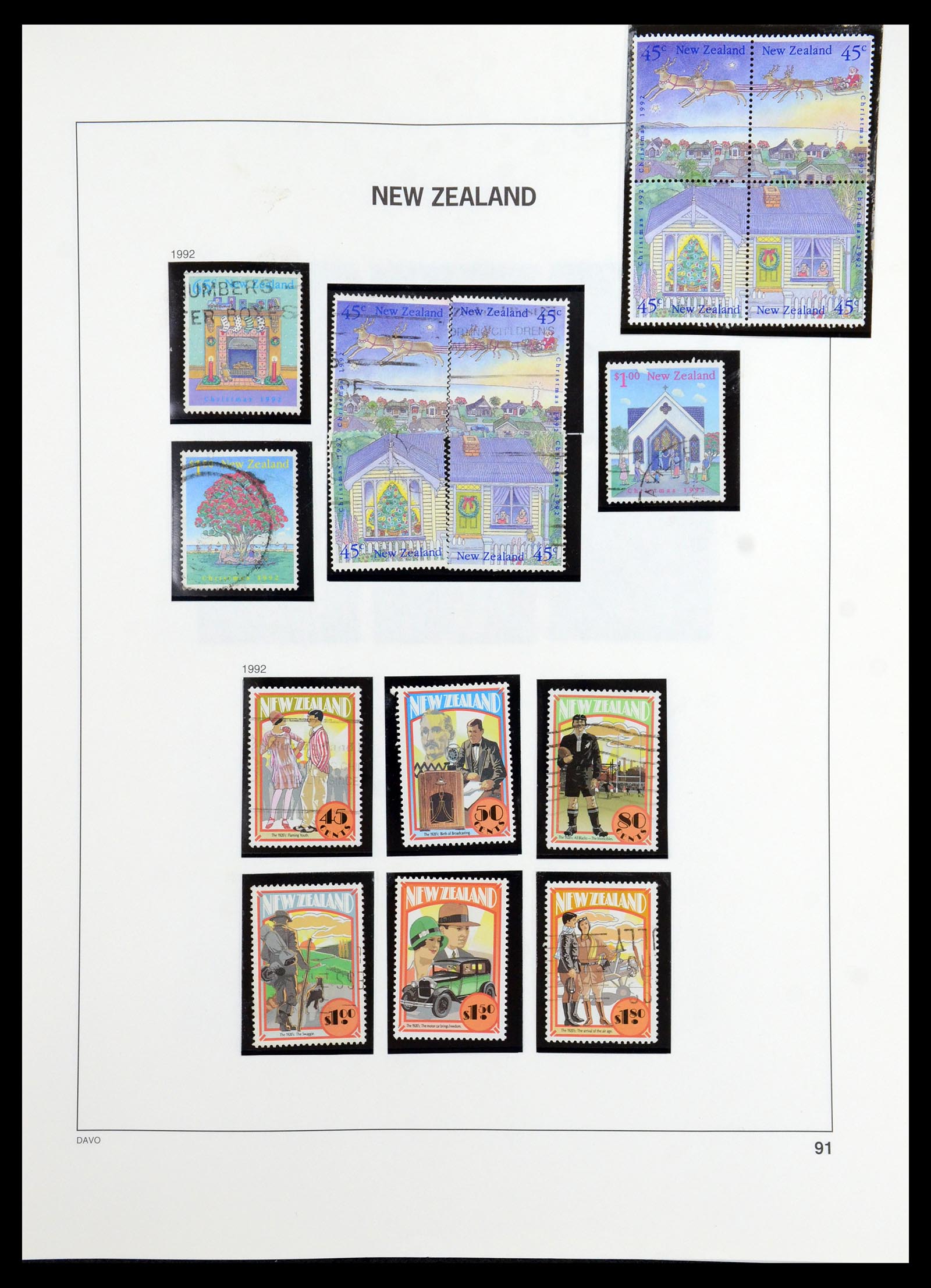 36404 116 - Postzegelverzameling 36404 Nieuw Zeeland 1873-2000.