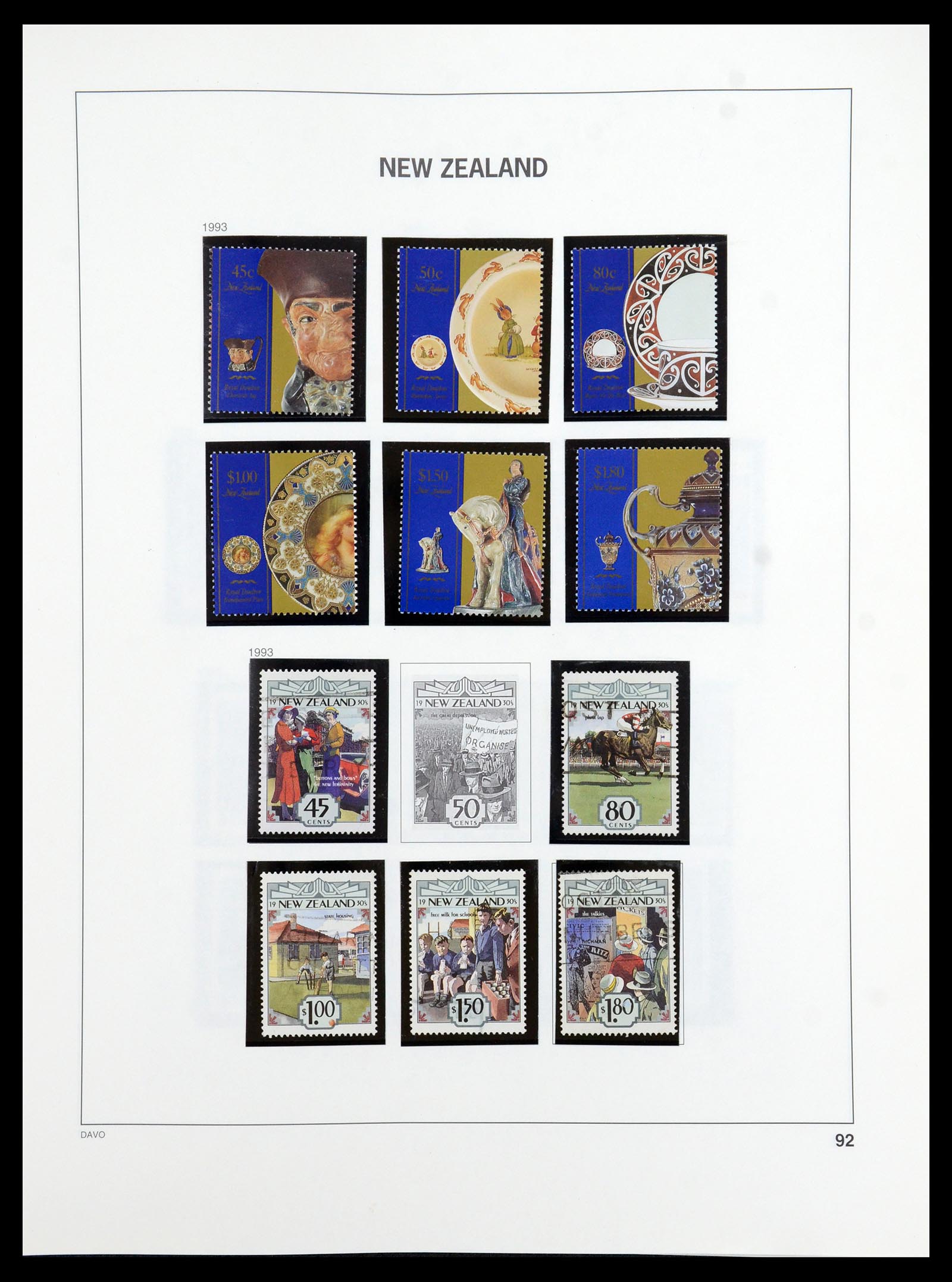 36404 117 - Postzegelverzameling 36404 Nieuw Zeeland 1873-2000.