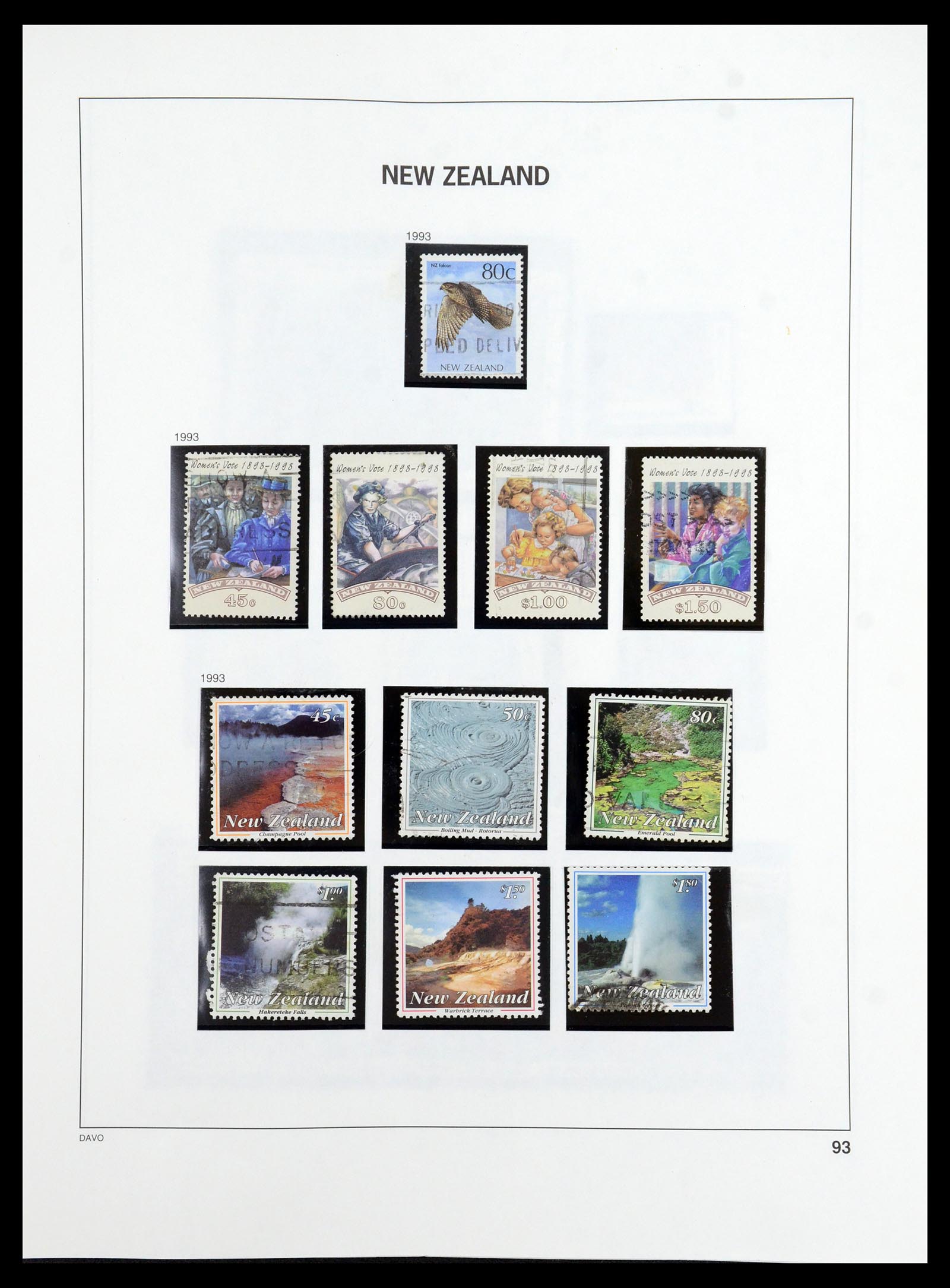 36404 118 - Postzegelverzameling 36404 Nieuw Zeeland 1873-2000.