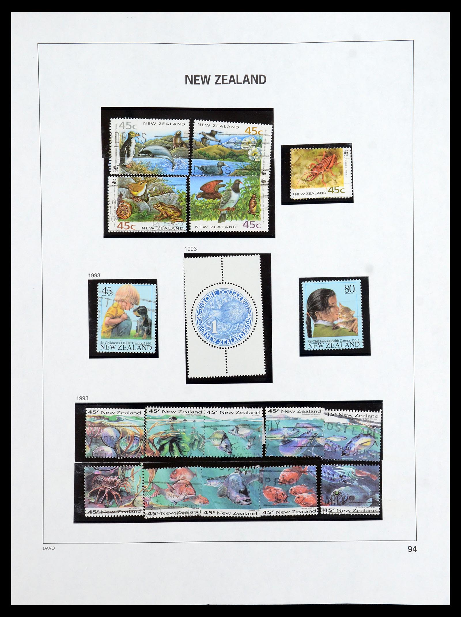 36404 119 - Postzegelverzameling 36404 Nieuw Zeeland 1873-2000.