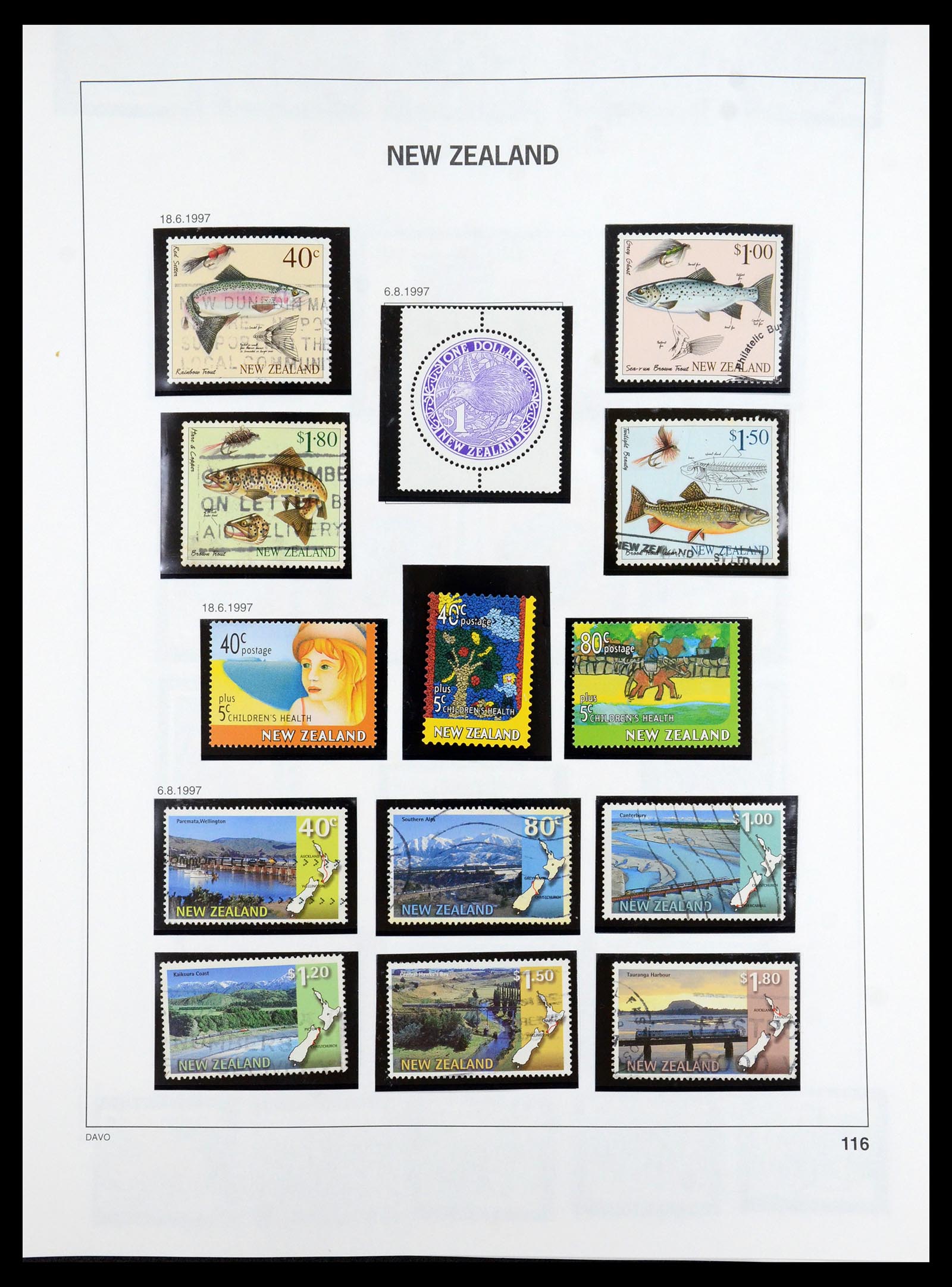 36404 141 - Postzegelverzameling 36404 Nieuw Zeeland 1873-2000.