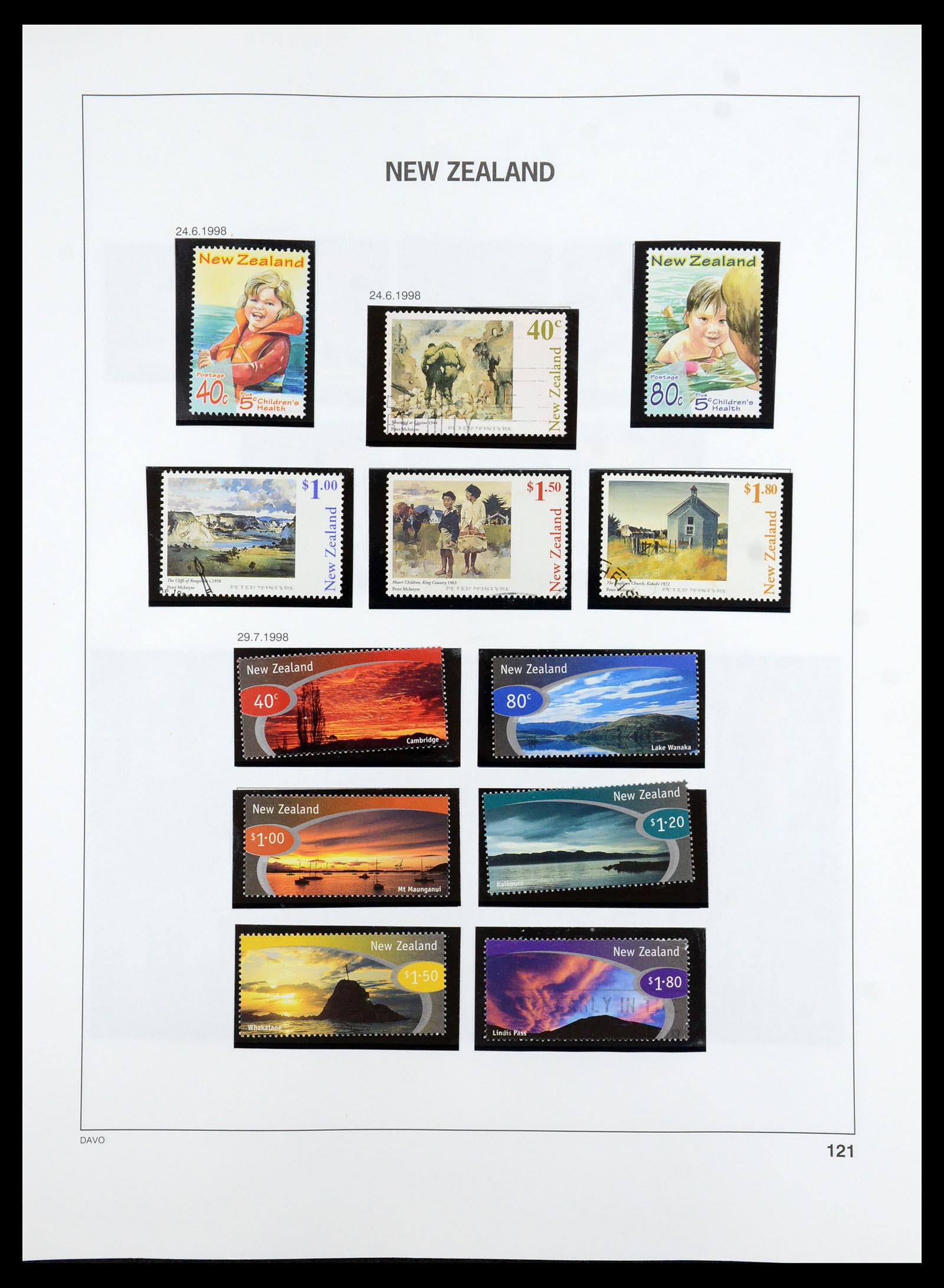 36404 146 - Postzegelverzameling 36404 Nieuw Zeeland 1873-2000.