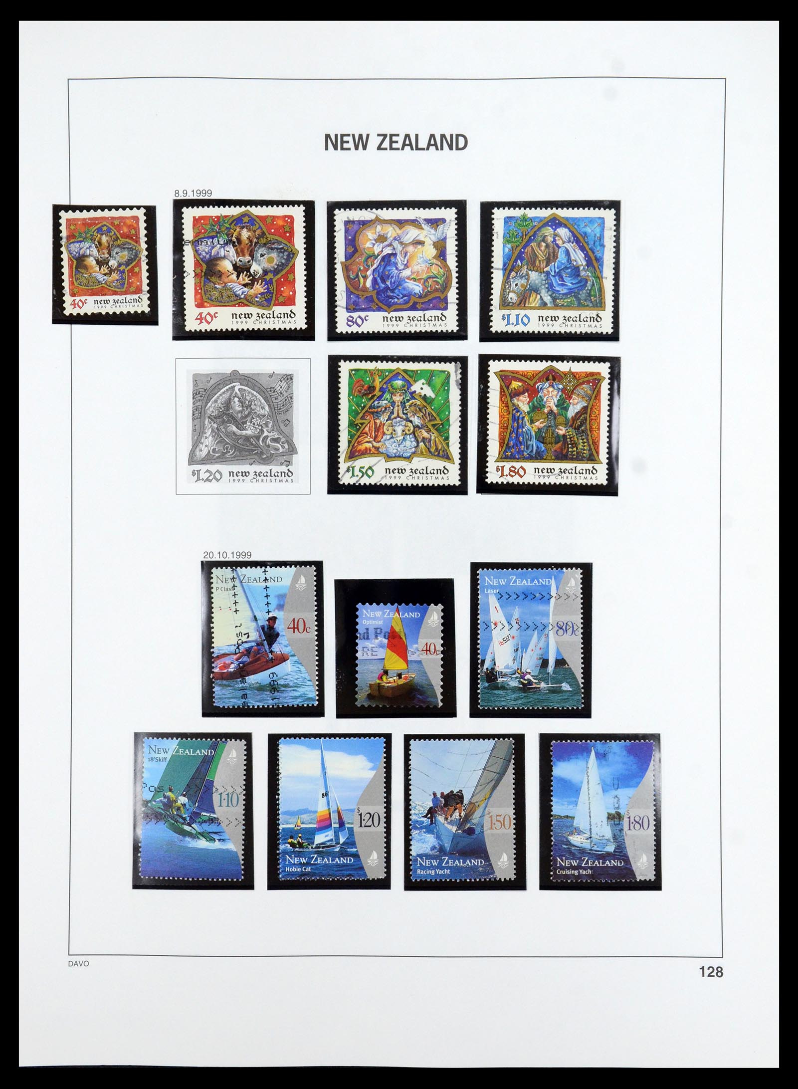 36404 153 - Postzegelverzameling 36404 Nieuw Zeeland 1873-2000.