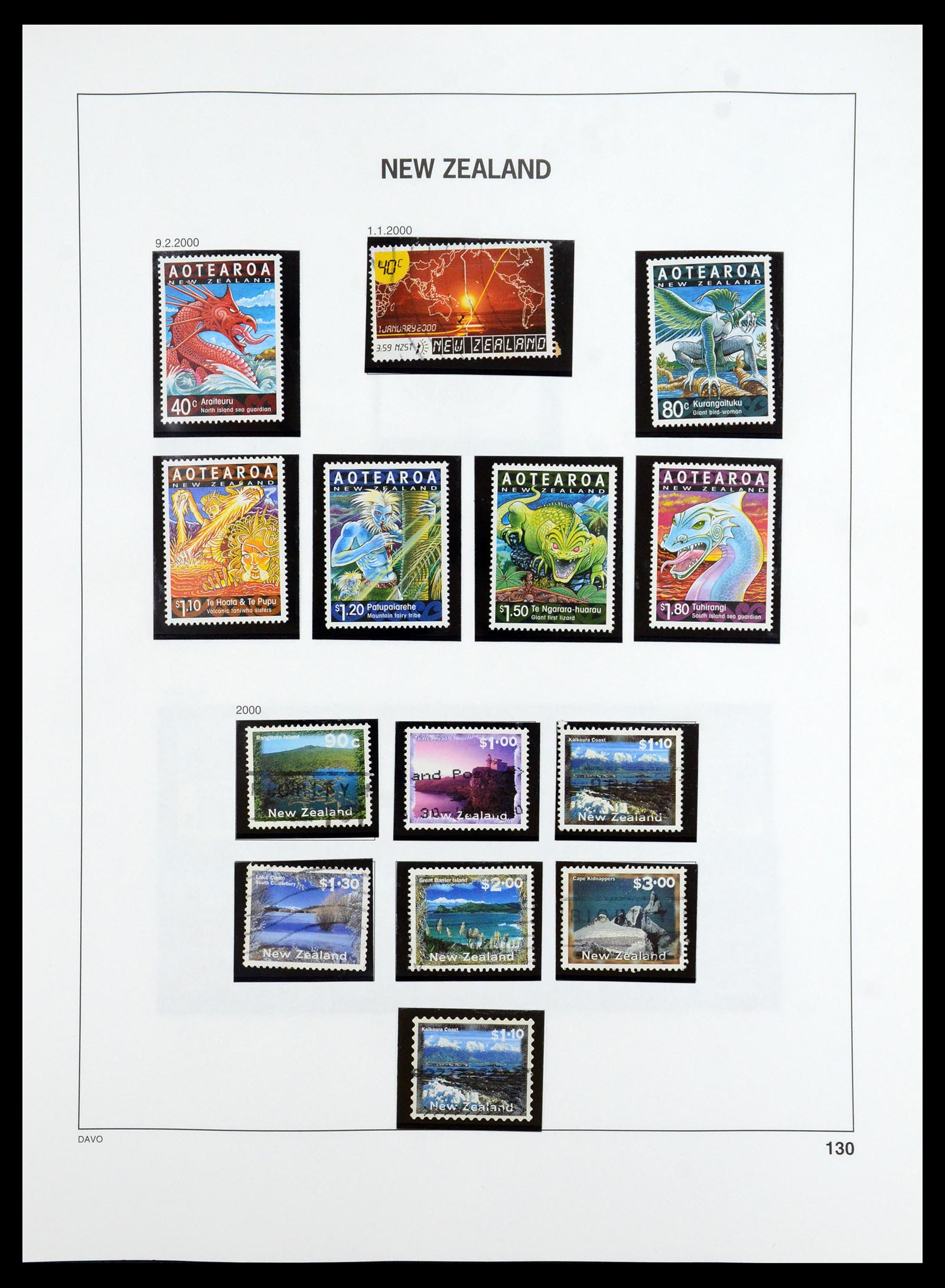 36404 155 - Postzegelverzameling 36404 Nieuw Zeeland 1873-2000.