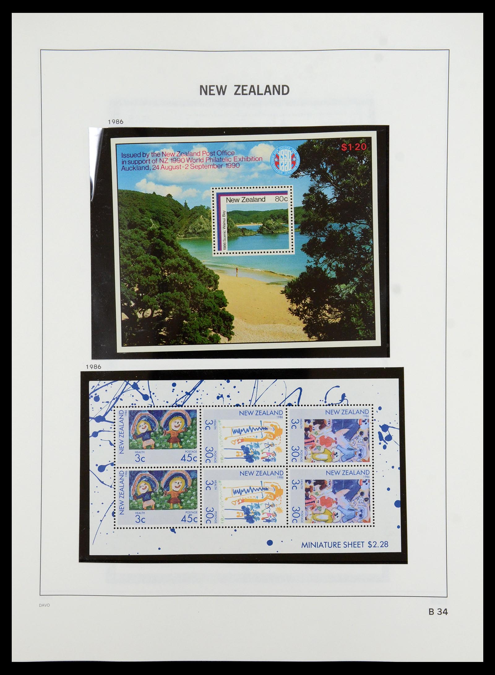 36404 160 - Postzegelverzameling 36404 Nieuw Zeeland 1873-2000.