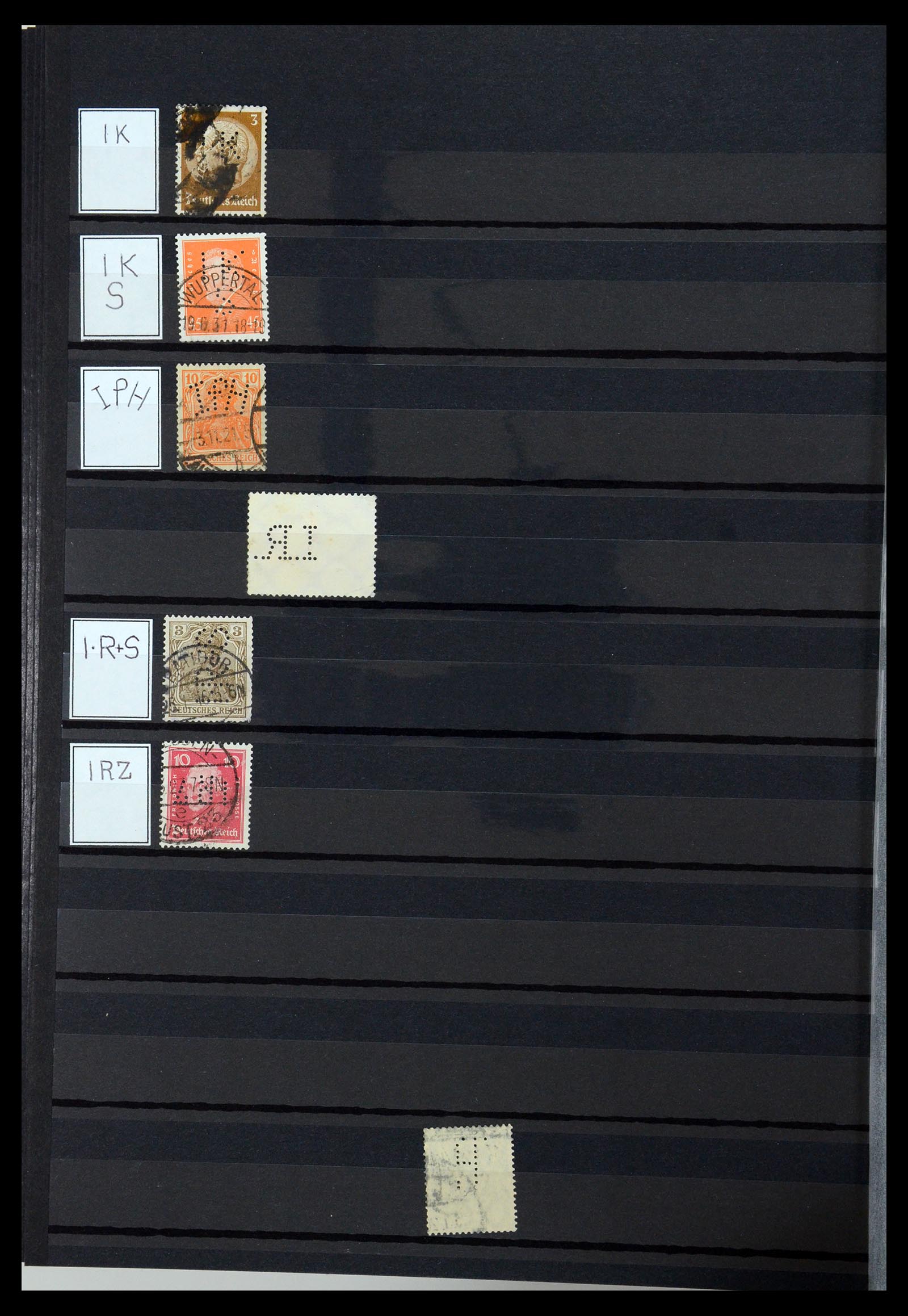 36405 179 - Postzegelverzameling 36405 Duitse Rijk perfins 1880-1945.
