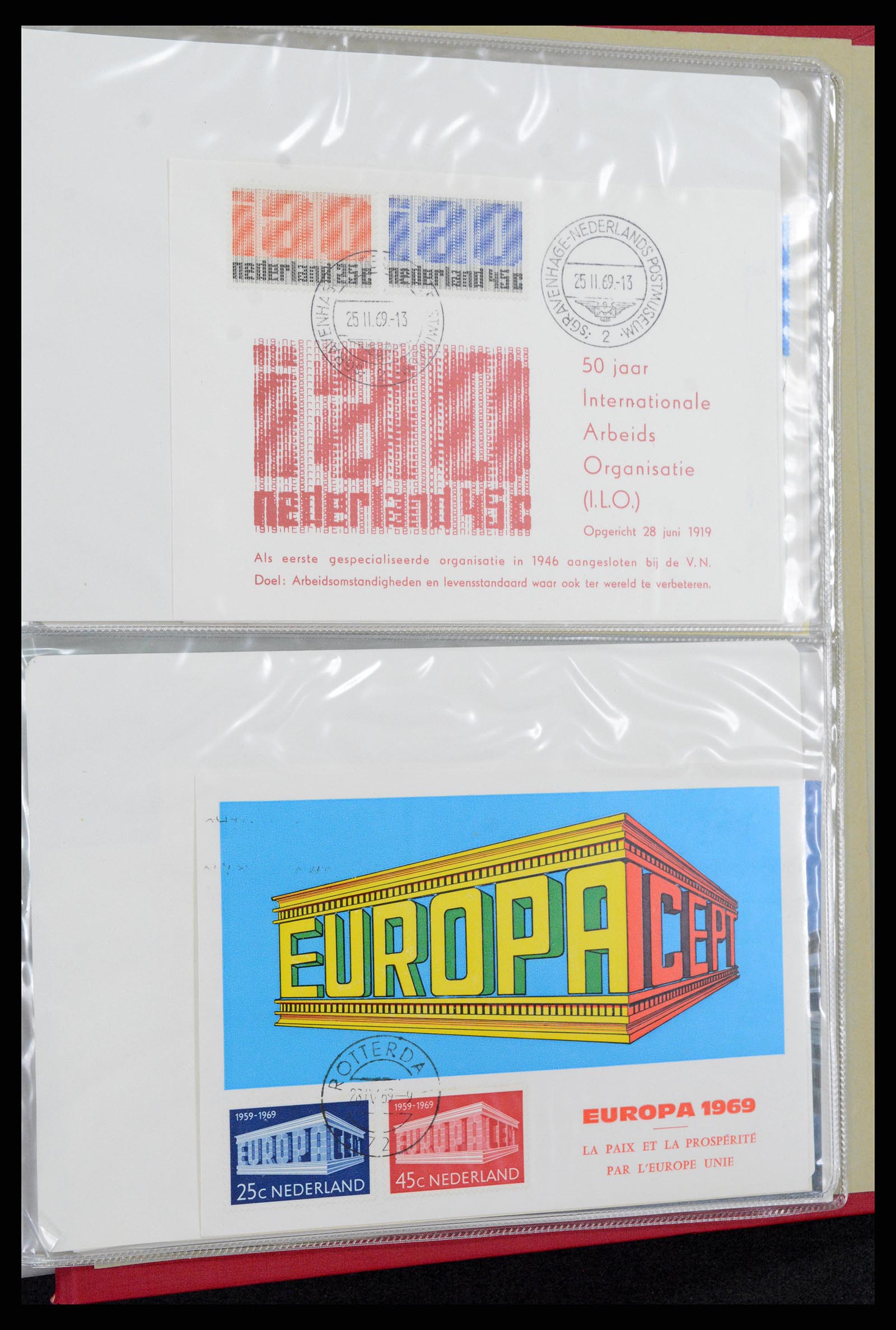 36414 082 - Postzegelverzameling 36414 Nederland maximumkaarten 1938(!)-1987.